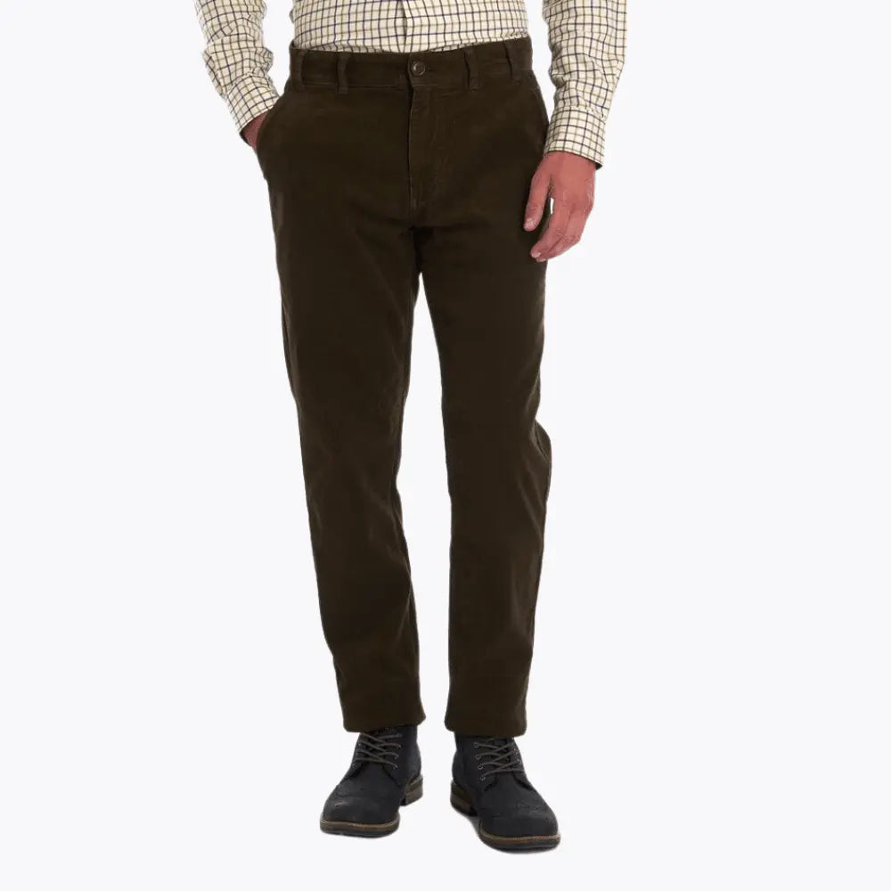 PANTALON NEUSTON VELOURS CÔTELÉ OLIVE