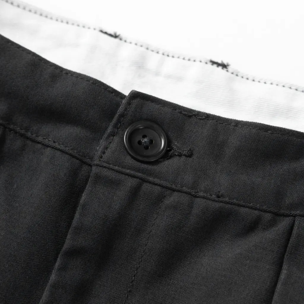 SERVICE WORKS -  PART TIMER PANT MOLESKIN - NOIR -  Klubb