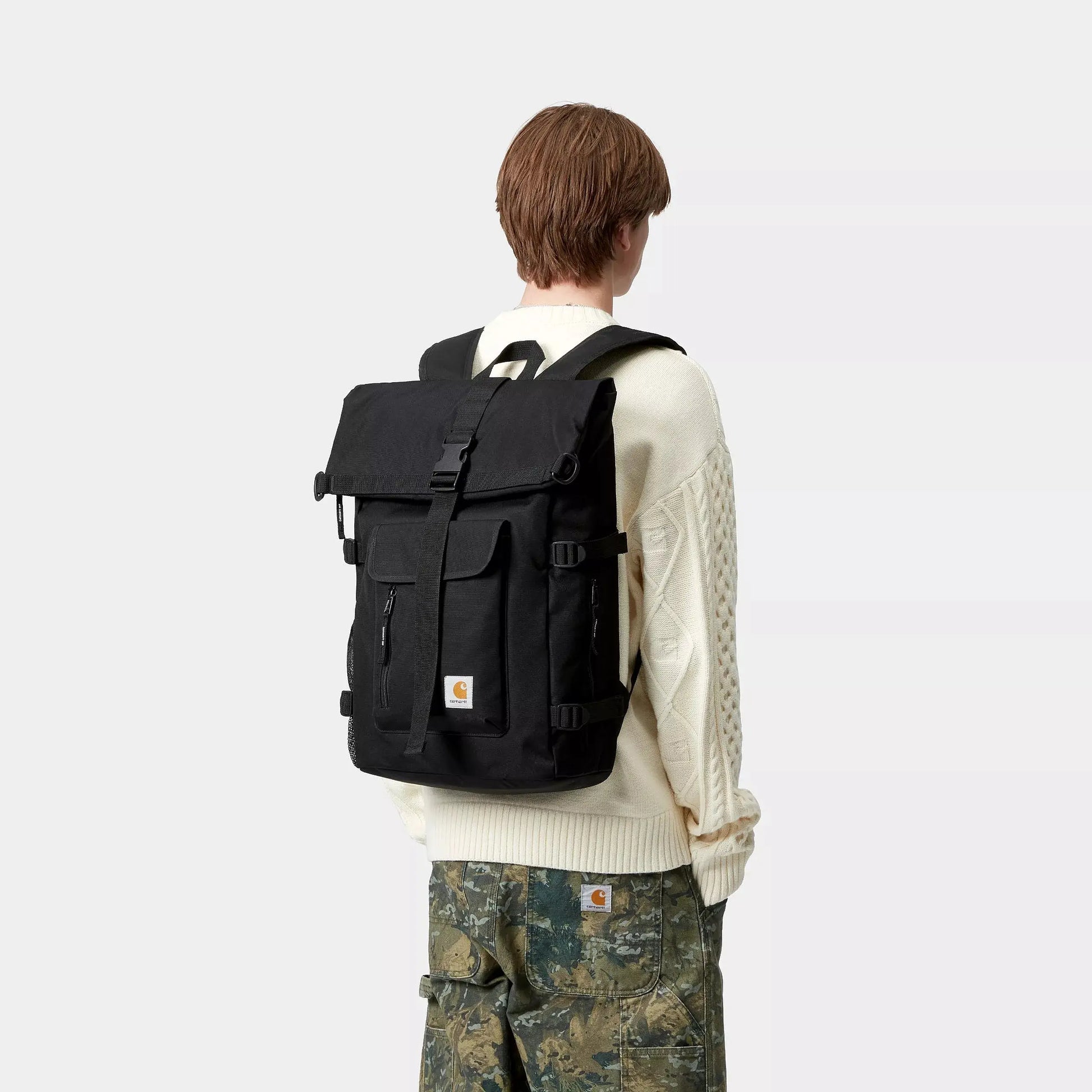 CARHARTT WIP -  PHILIS BACKPACK NOIR -  Klubb