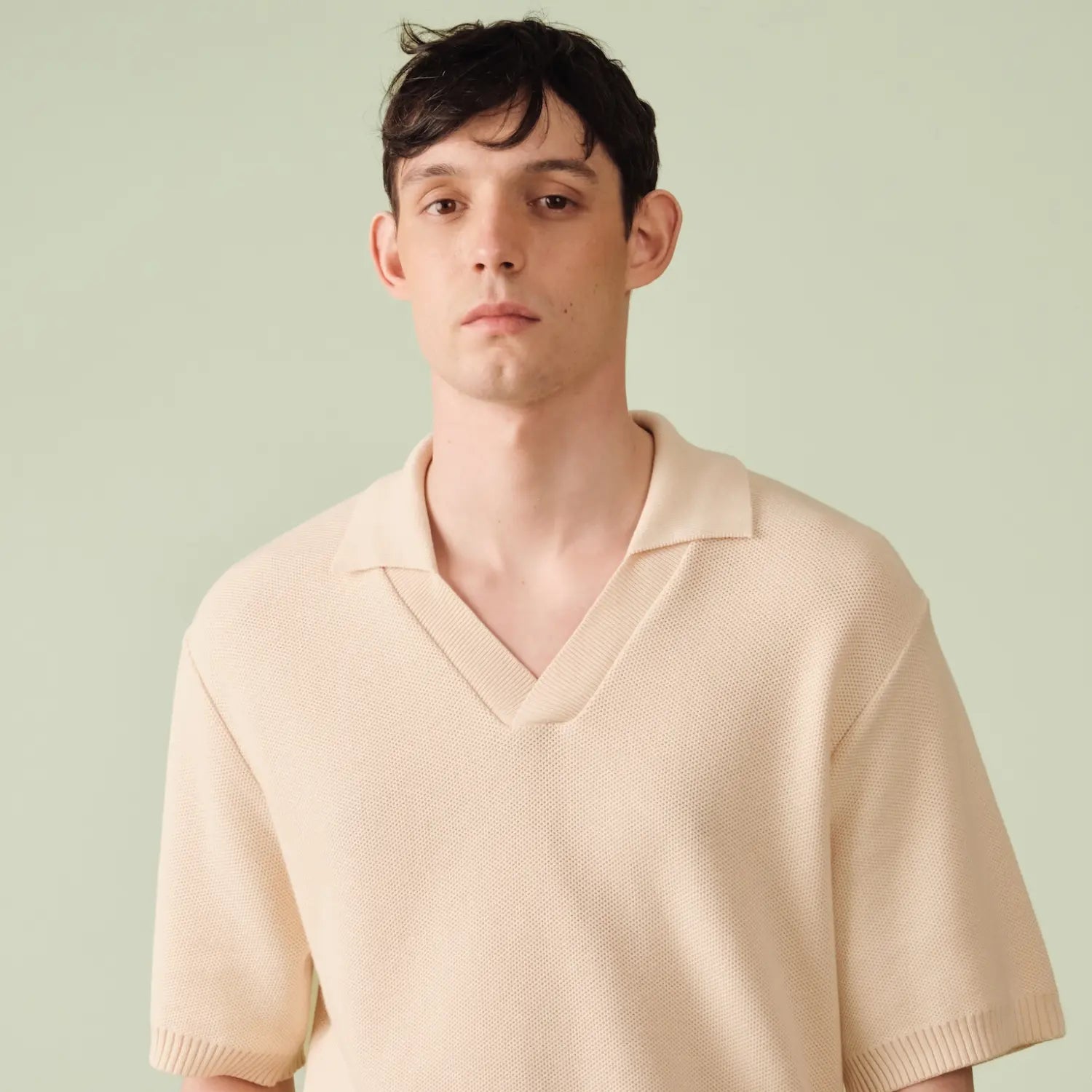 POLO AGOP - NATUREL NITTO KNITWEAR -  Klubb