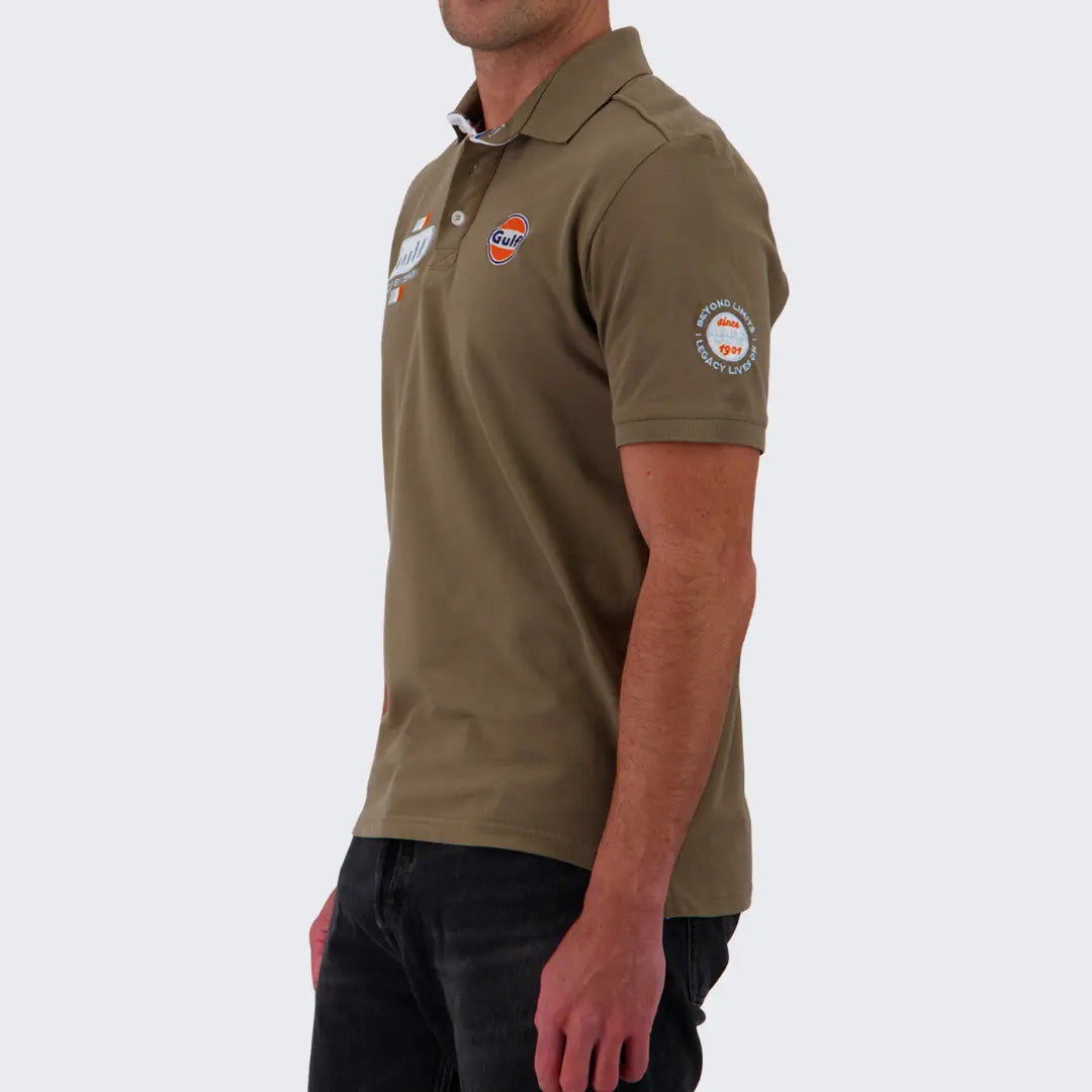 Polo Gulf Bold - Kaki - Gulf - détail 3
