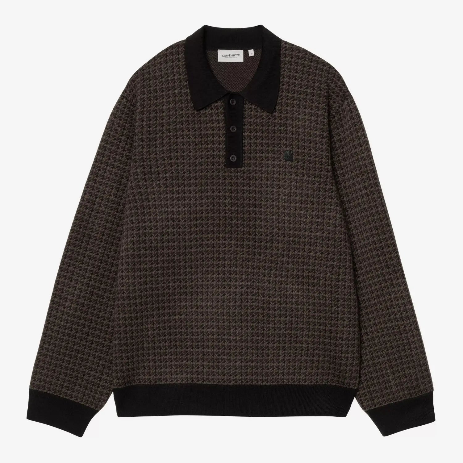 CARHARTT WIP -  POLO LOWIS - HOUNDSTOOTH VITOLA -  Klubb