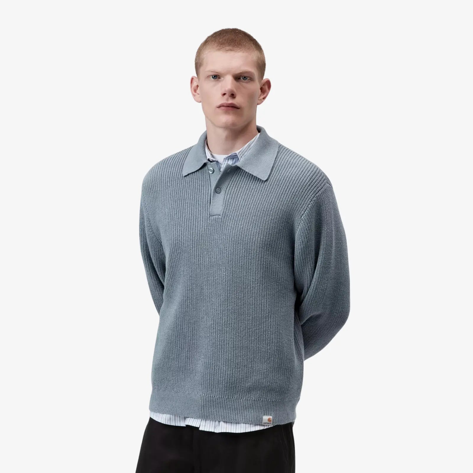 Polo Miles Carhartt WIP - Shady Blue