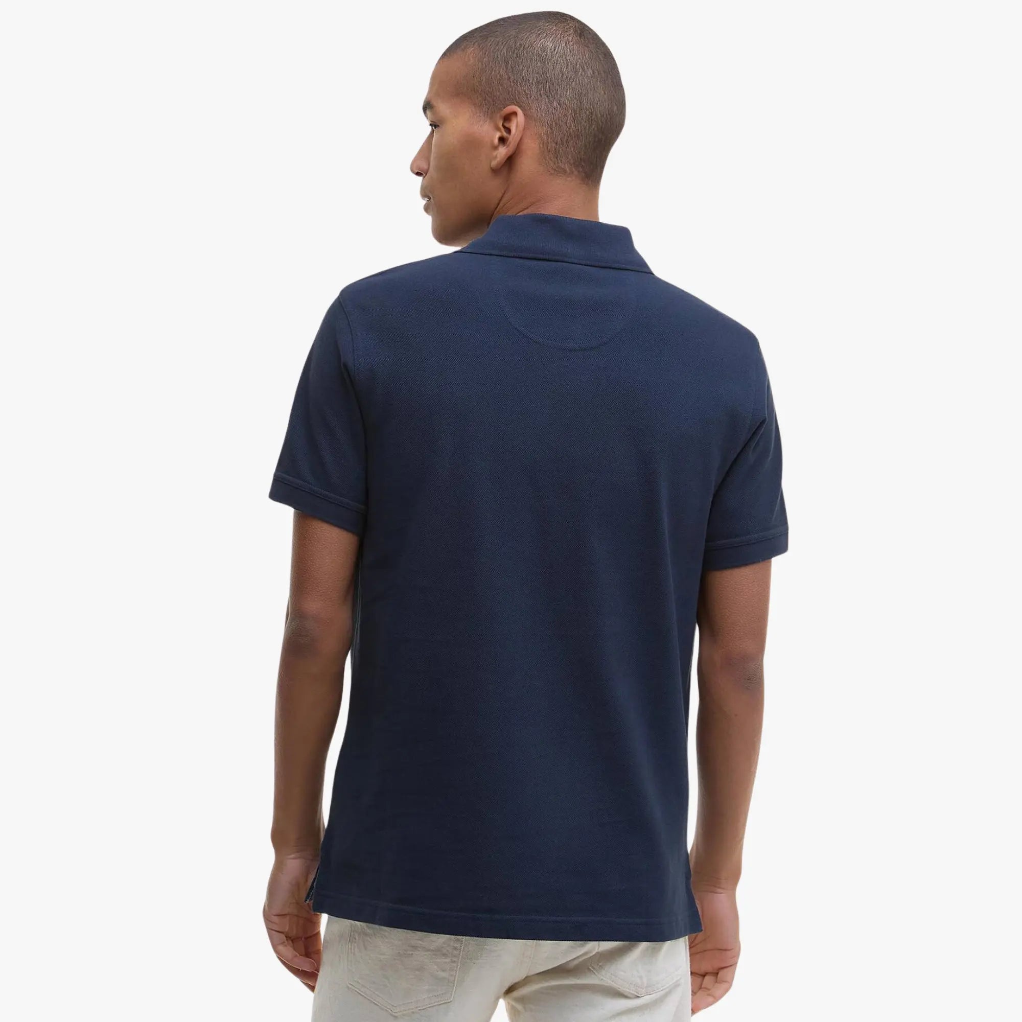 POLO PIQUÉ TARTAN - NAVY