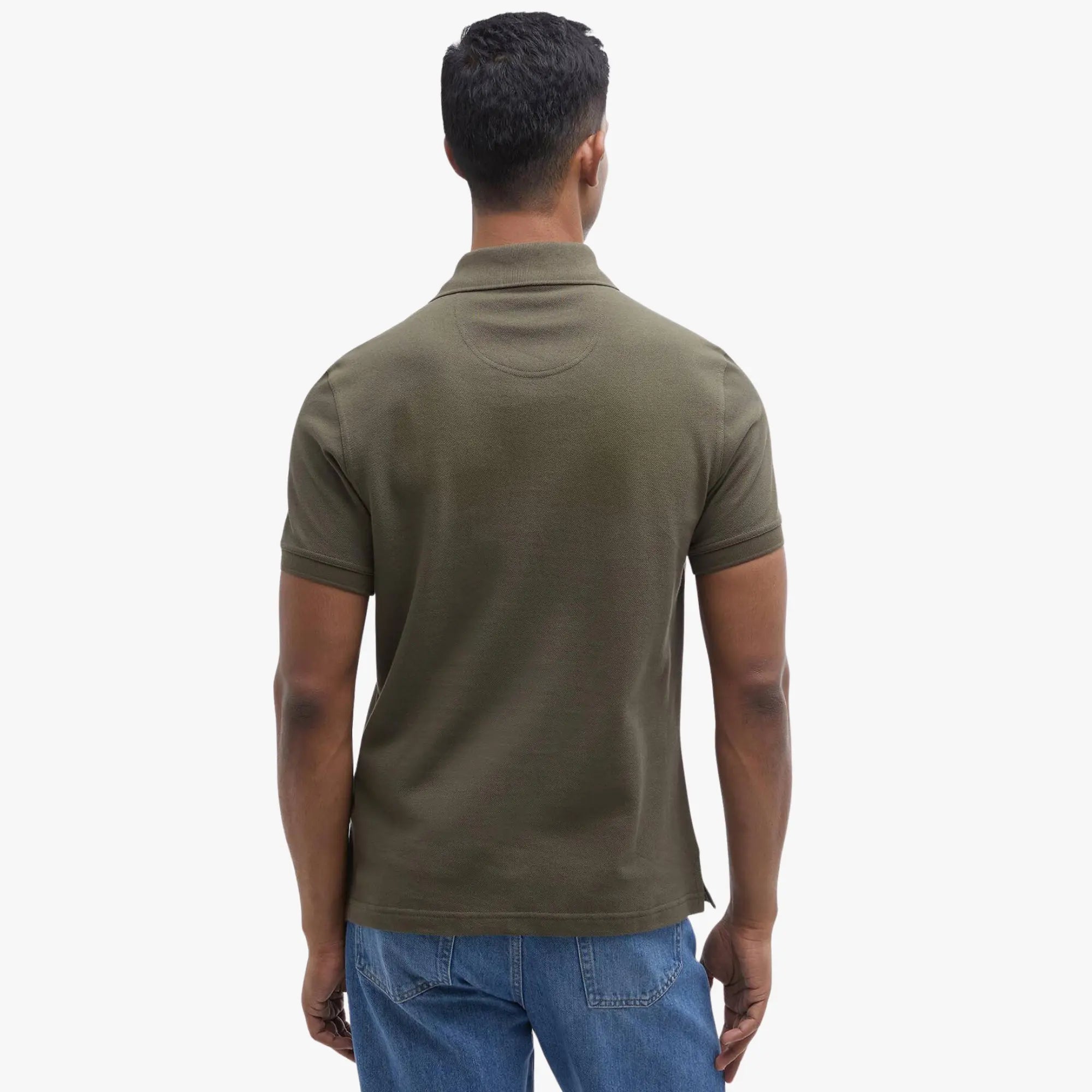 POLO PIQUÉ TARTAN - OLIVE