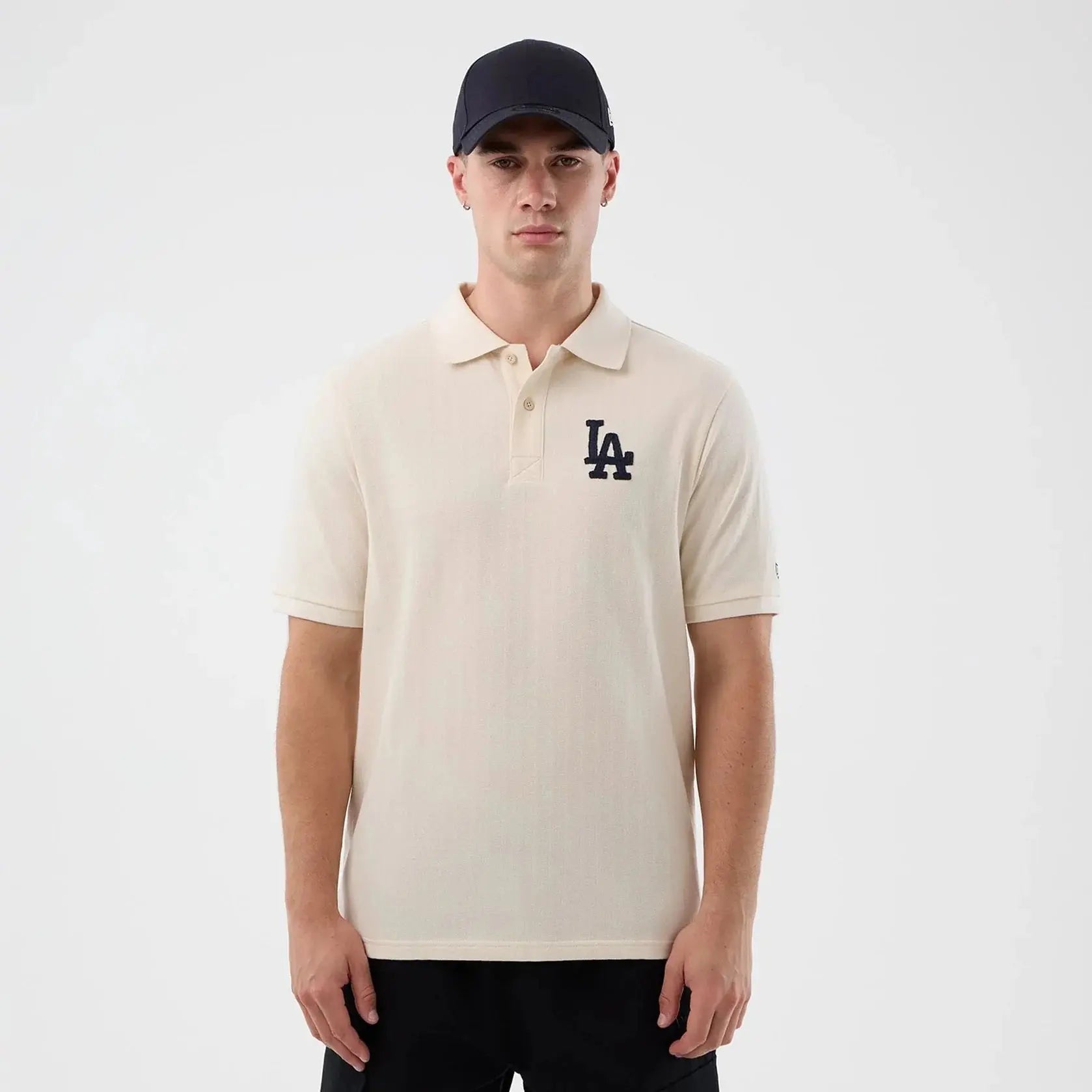 Polo Rib LA Dodgers - Blanc