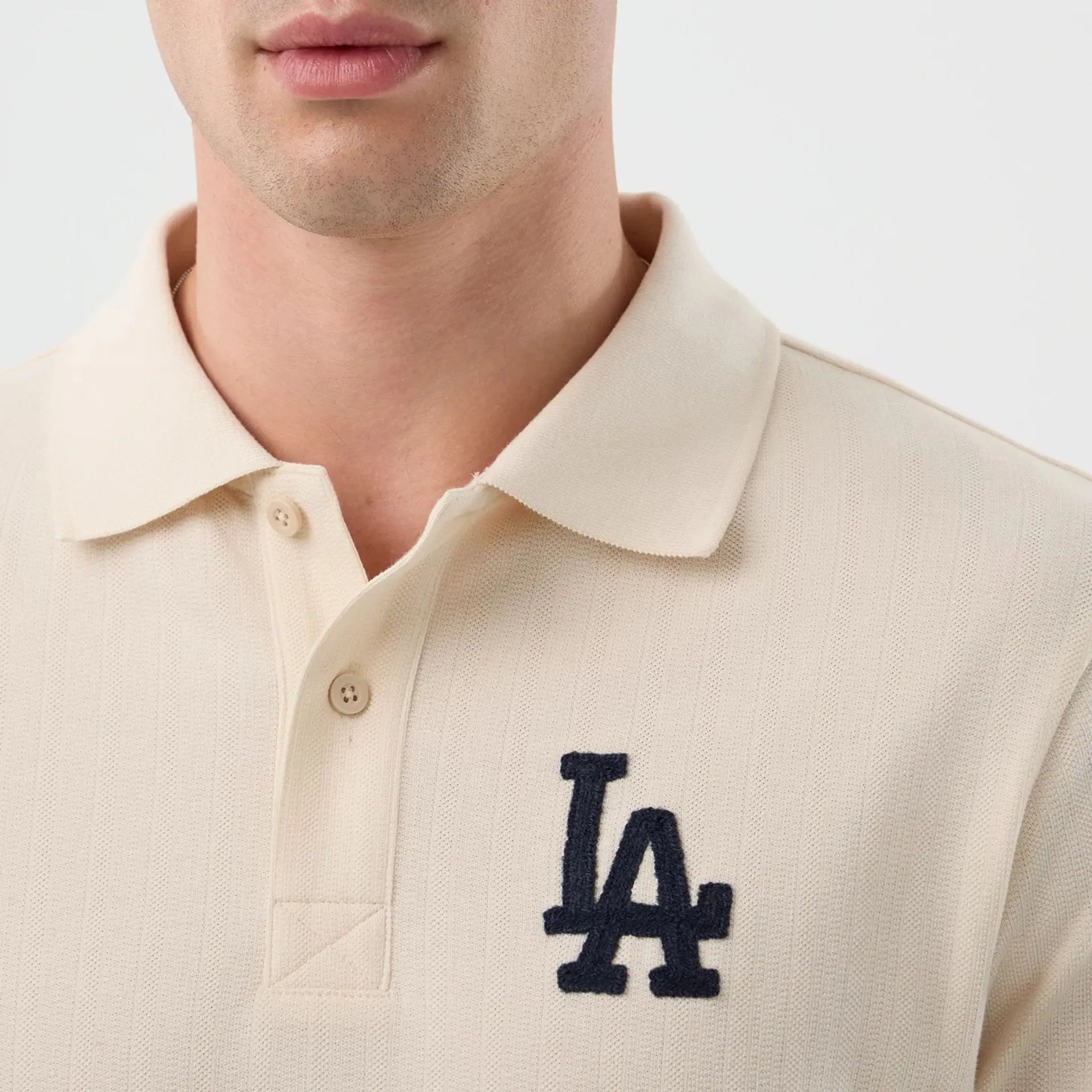 Polo Rib LA Dodgers - Blanc