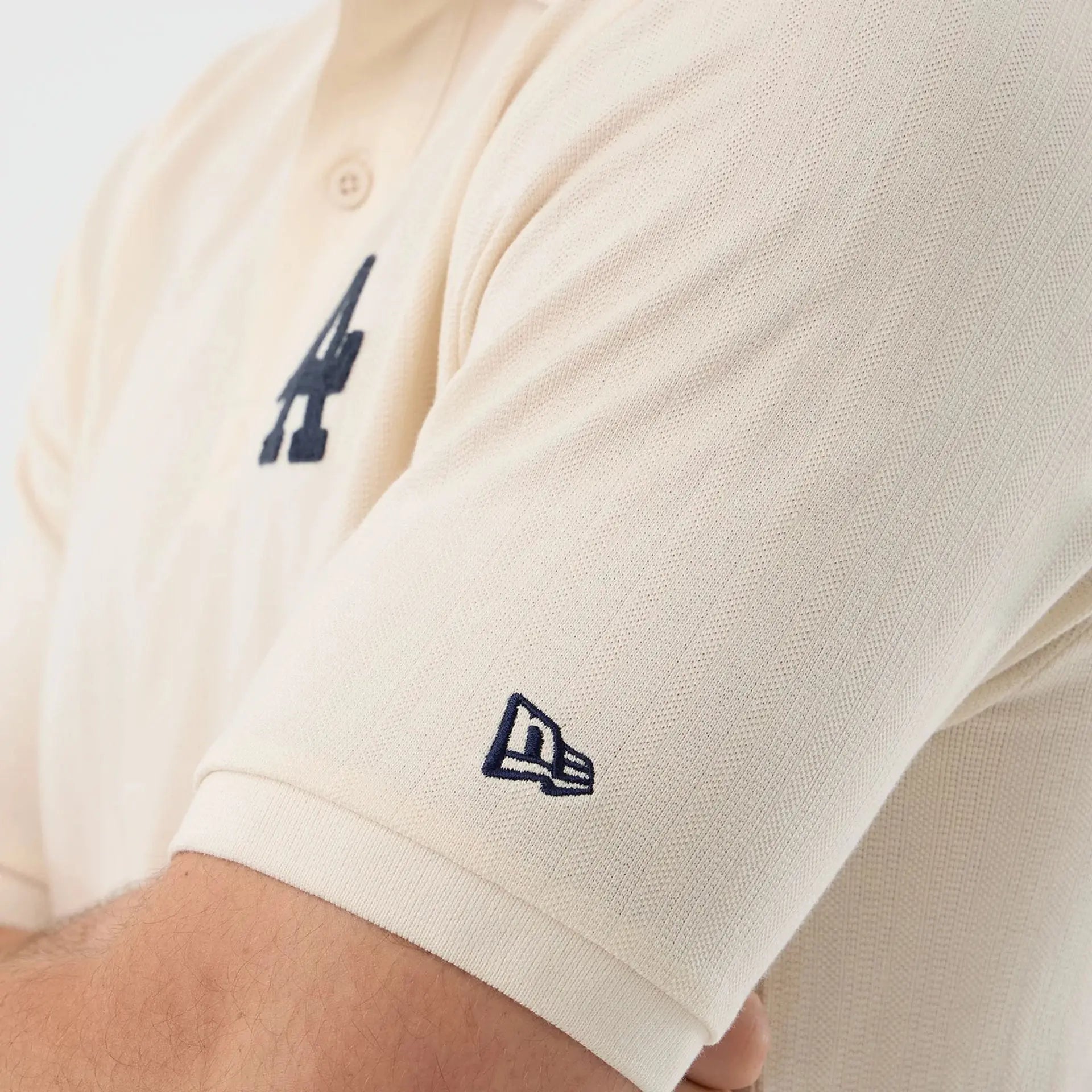Polo Rib LA Dodgers - Blanc