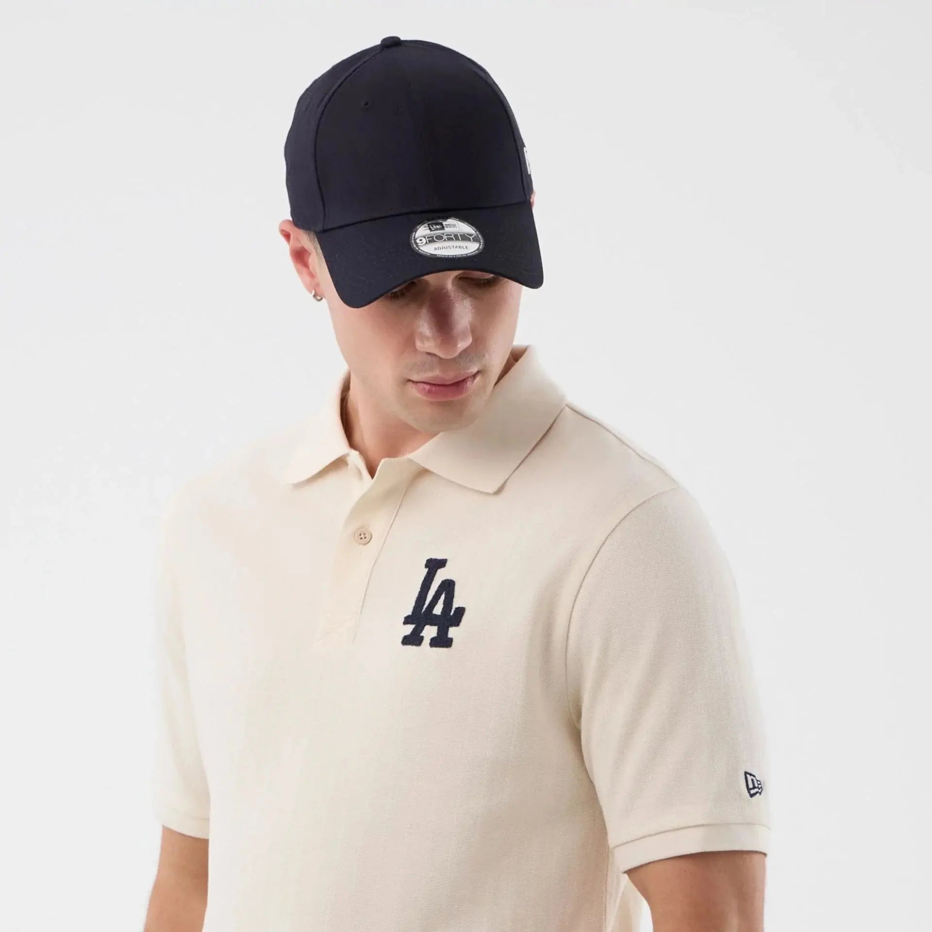 Polo Rib LA Dodgers - Blanc