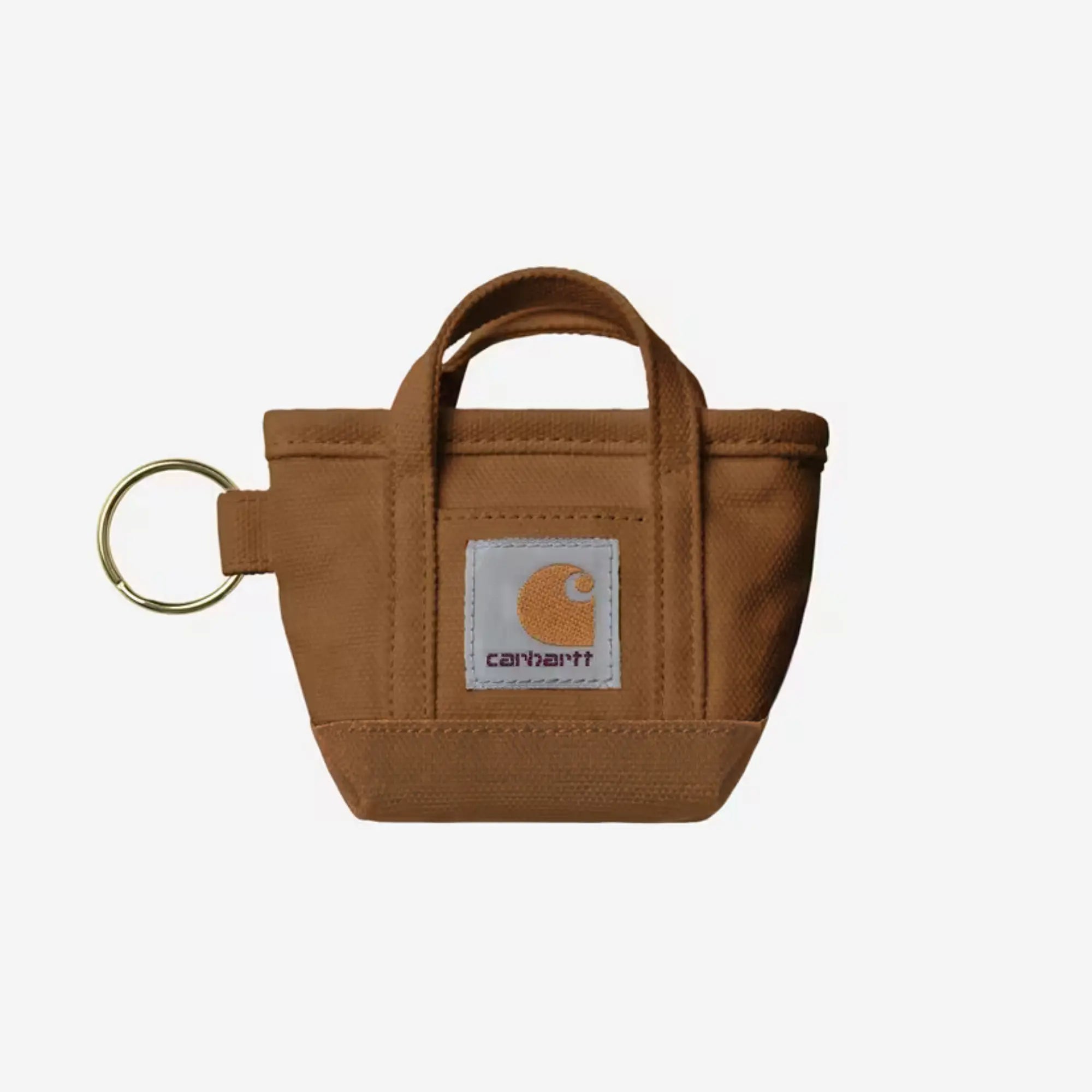 PORTE-CLÉS MINI TOTE BAG HAMILTON BROWN
