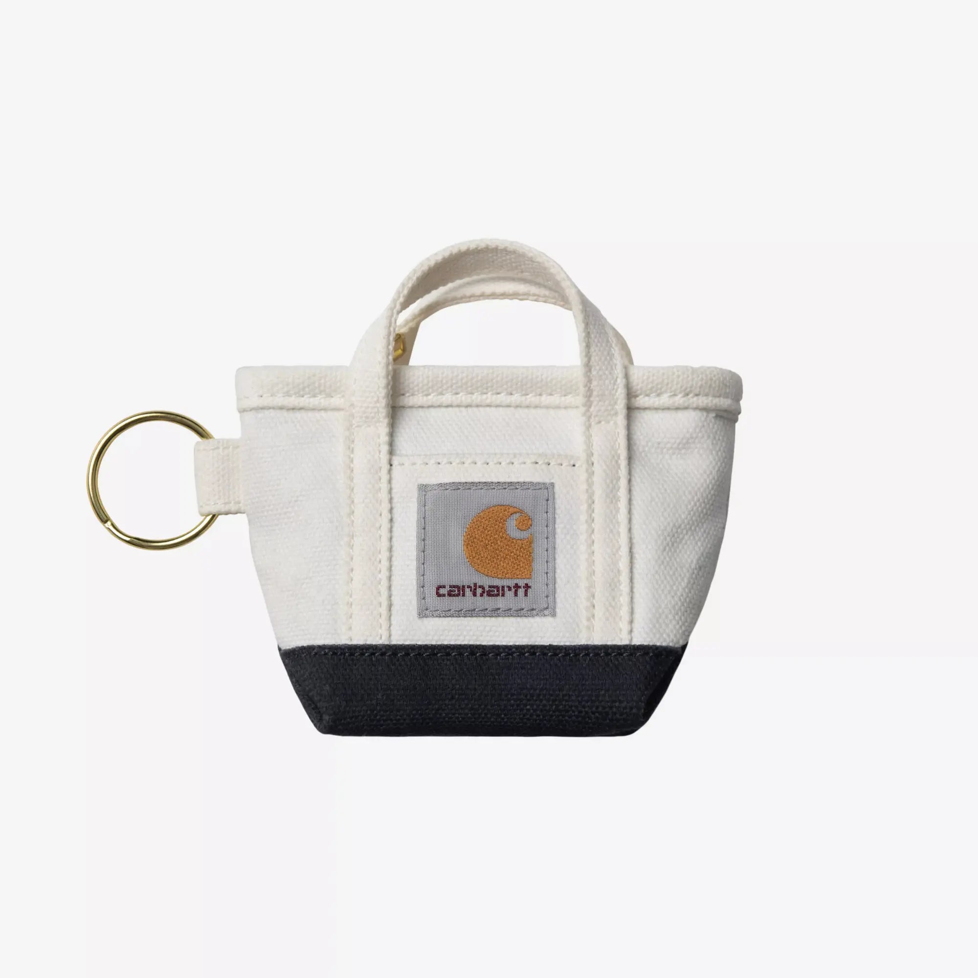 PORTE-CLÉS MINI TOTE BAG NATURAL