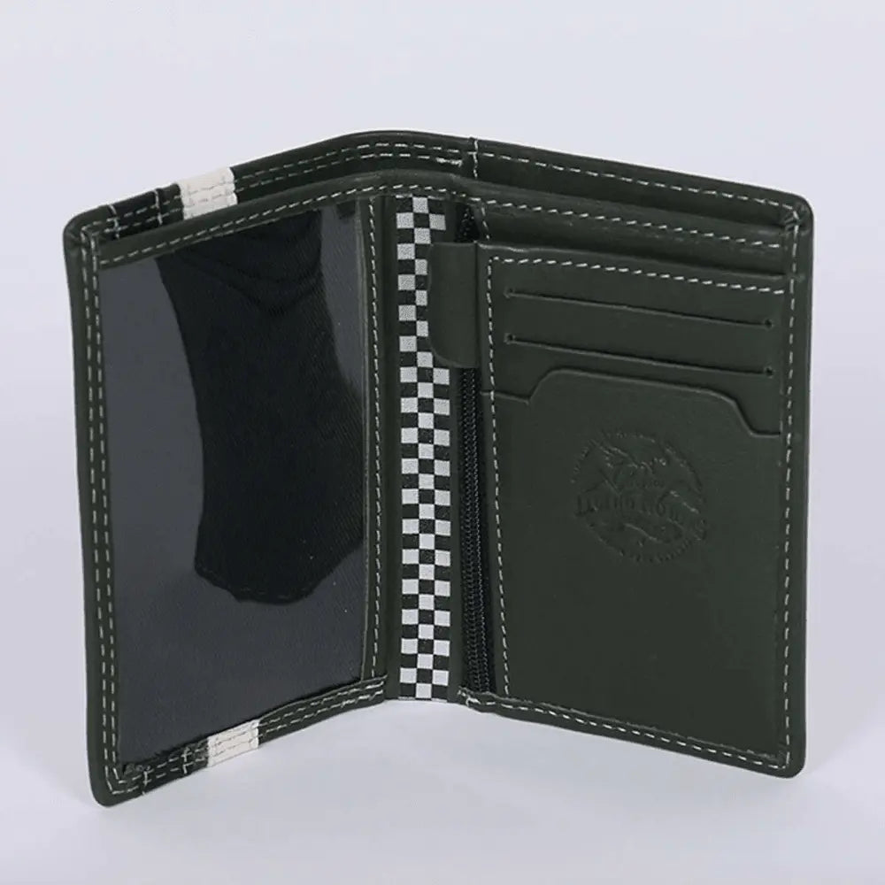 PORTEFEUILLE CHENARD VERT CUIR