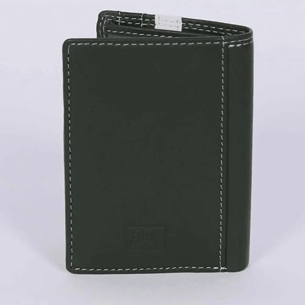 PORTEFEUILLE CHENARD VERT CUIR