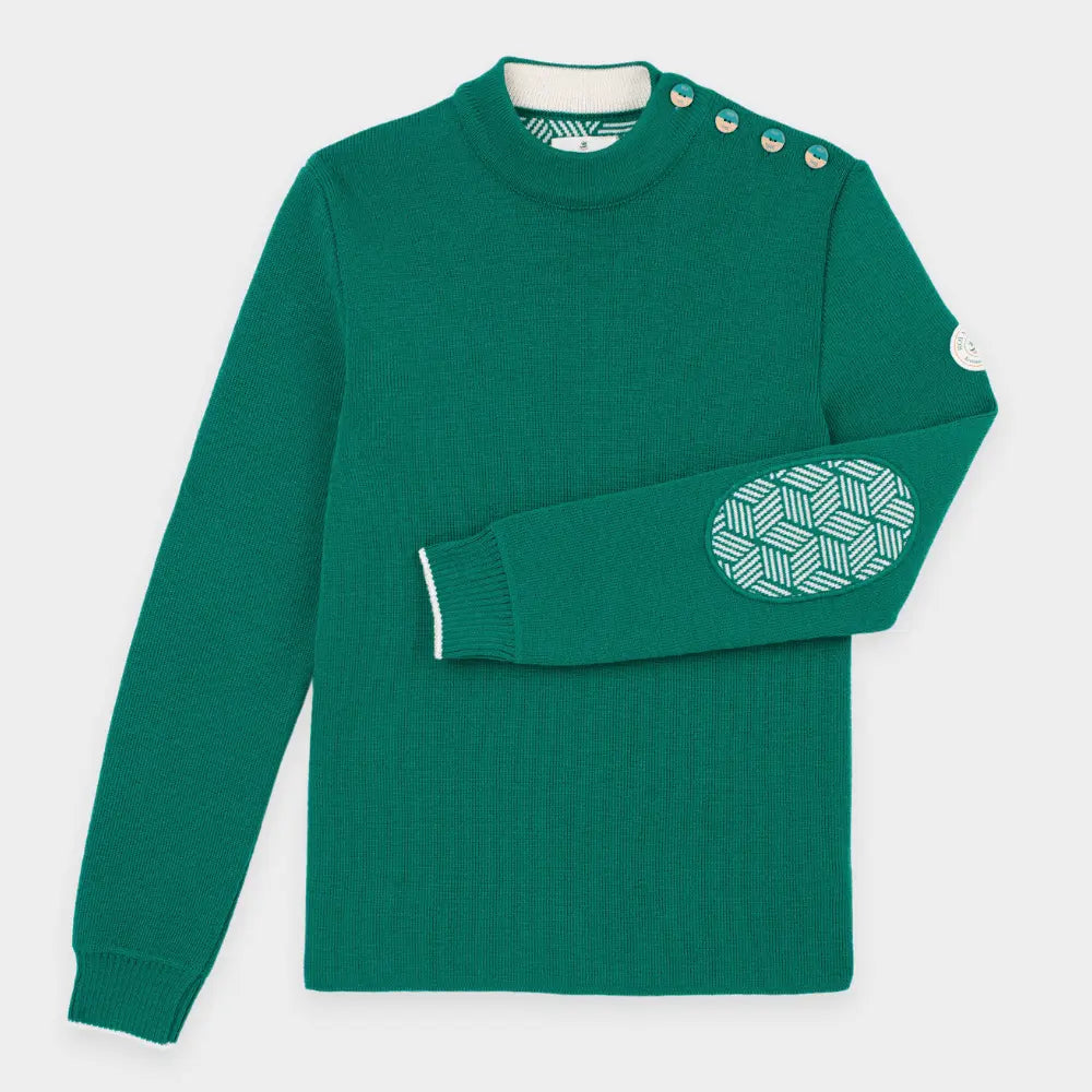 PULL GILDAS CHLOROPHYLLE & ECRU