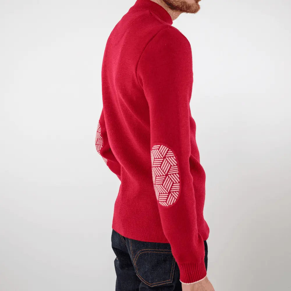 PULL GILDAS ROUGE & ECRU