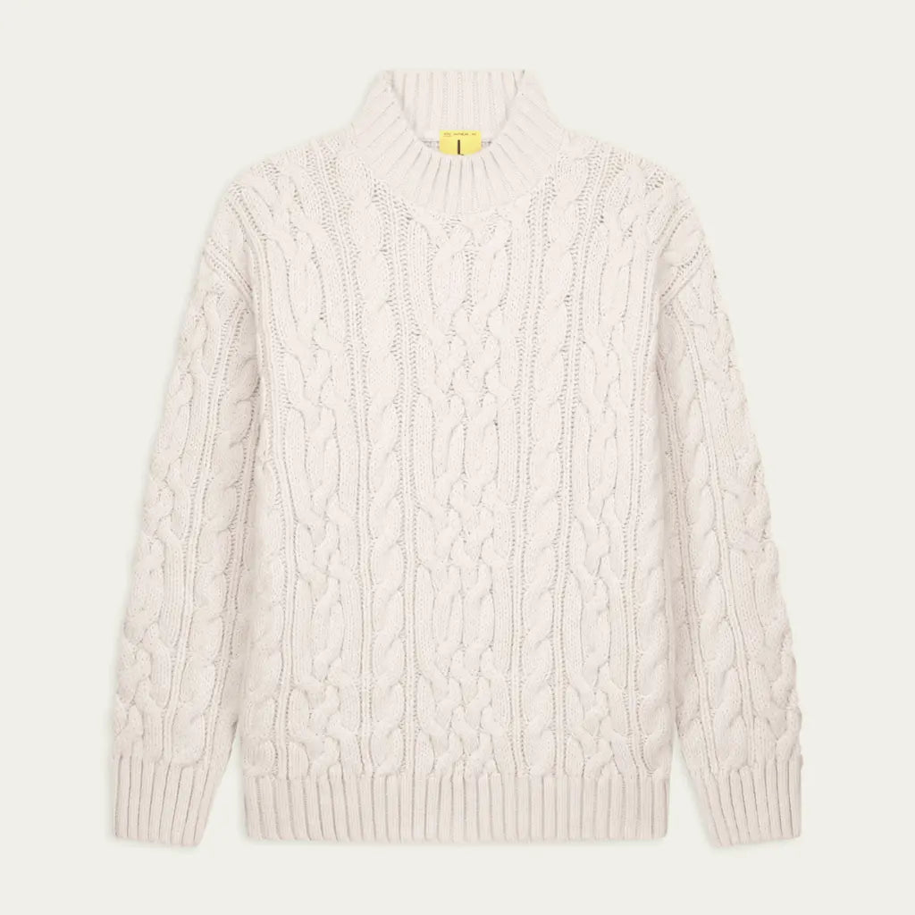 NITTO KNITWEAR -  PULL OHANNES - ÉCRU -  Klubb