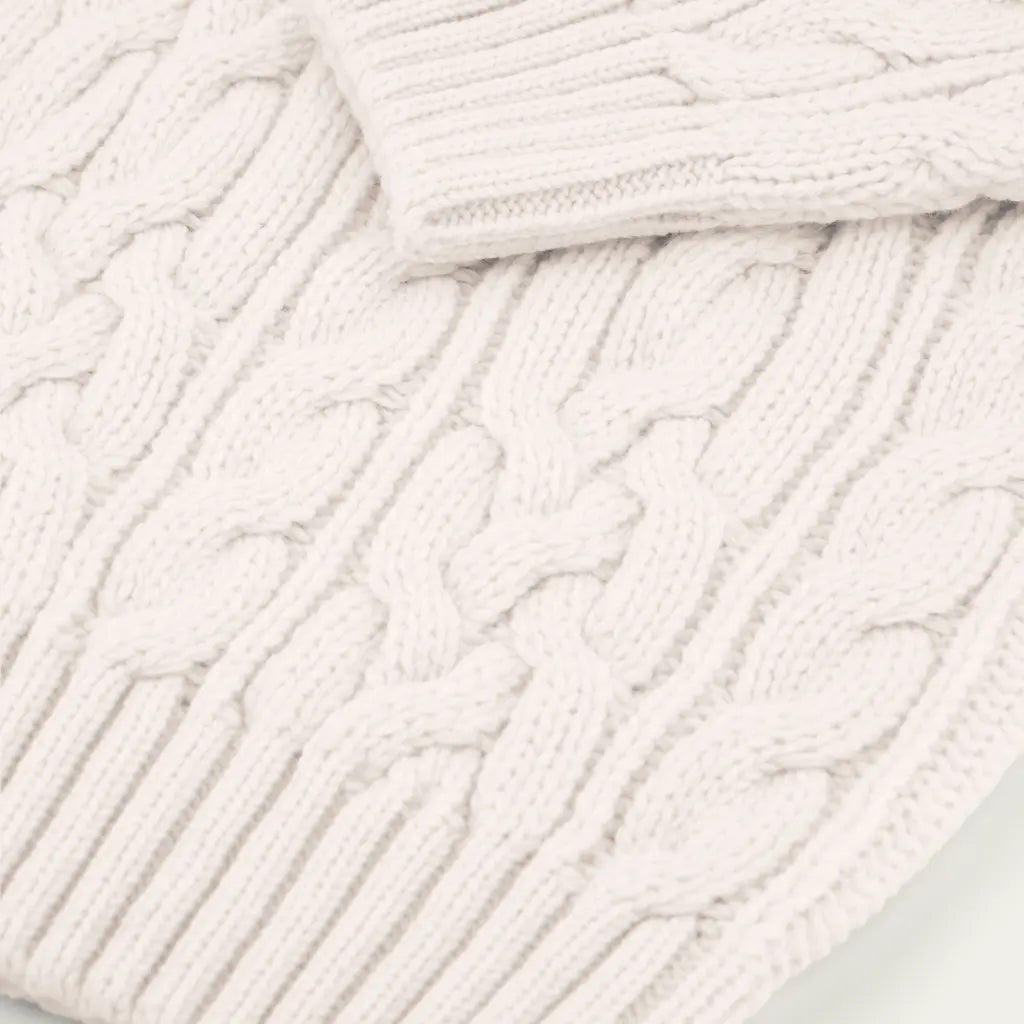NITTO KNITWEAR -  PULL OHANNES - ÉCRU -  Klubb