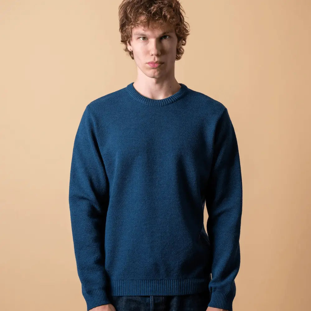 PULL YOURI - BLEU JEAN NITTO KNITWEAR -  Klubb