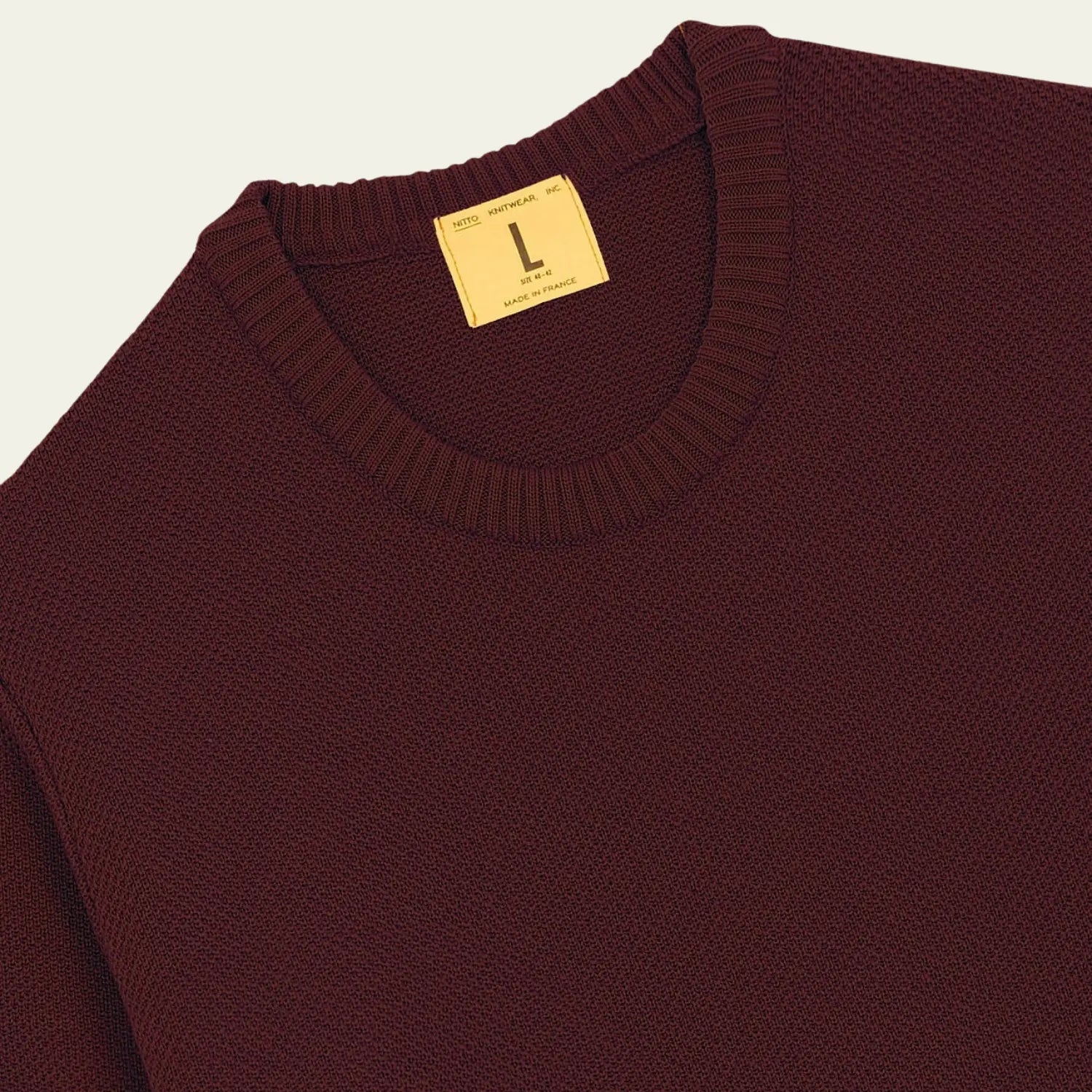 PULL YOURI - BORDEAUX NITTO KNITWEAR -  Klubb