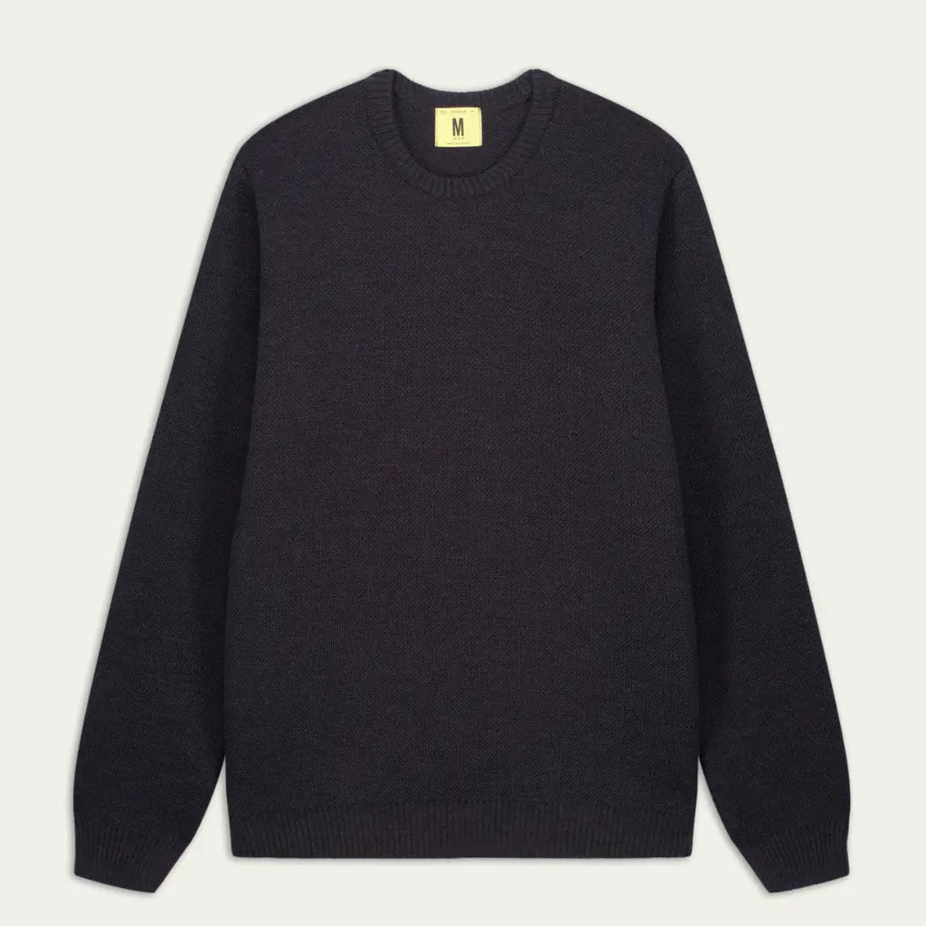 NITTO KNITWEAR -  PULL YOURI LAINE - ANTHRACITE -  Klubb
