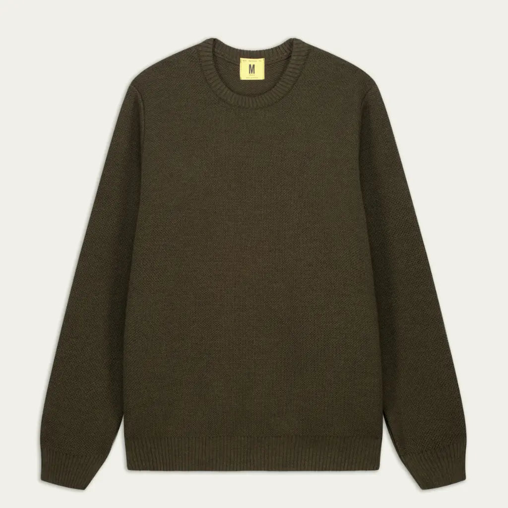 NITTO KNITWEAR -  PULL YOURI LAINE -KAKI -  Klubb