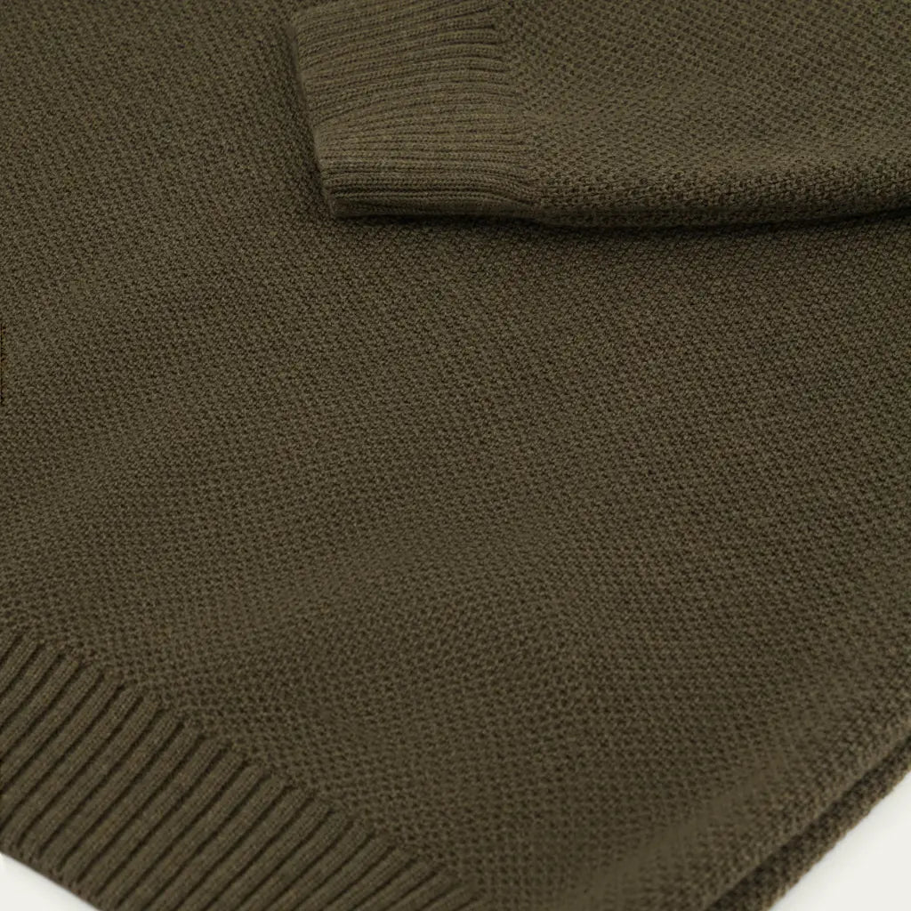 NITTO KNITWEAR -  PULL YOURI LAINE -KAKI -  Klubb