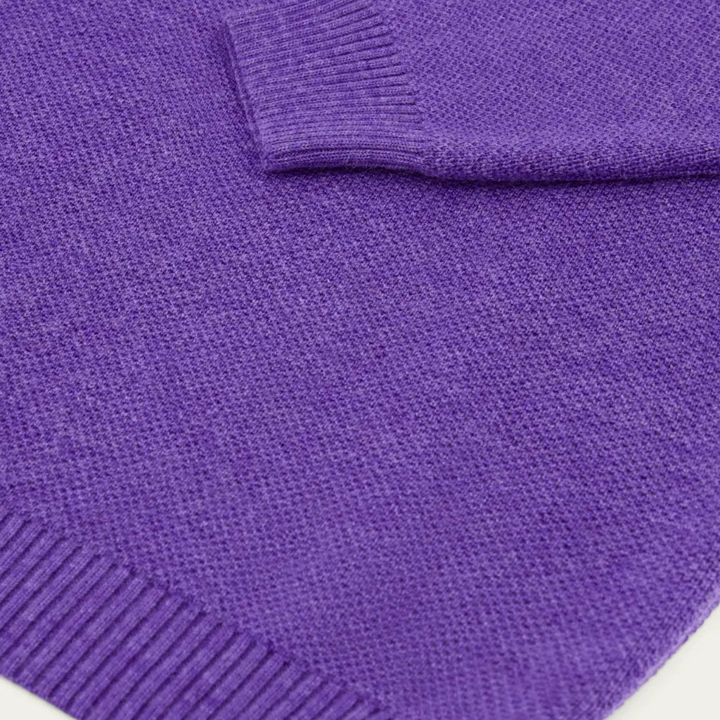 NITTO KNITWEAR -  PULL YOURI LAINE - VIOLET -  Klubb