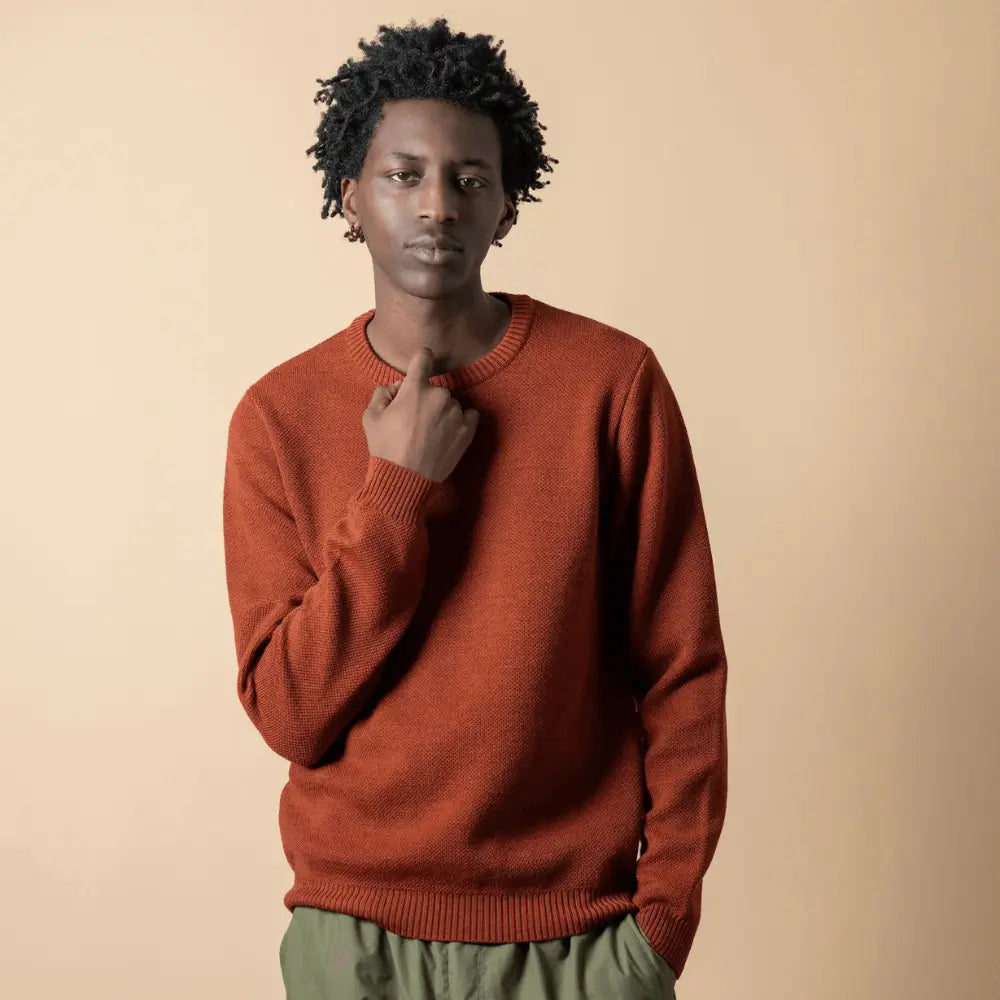 PULL YOURI - ORANGE NITTO KNITWEAR -  Klubb