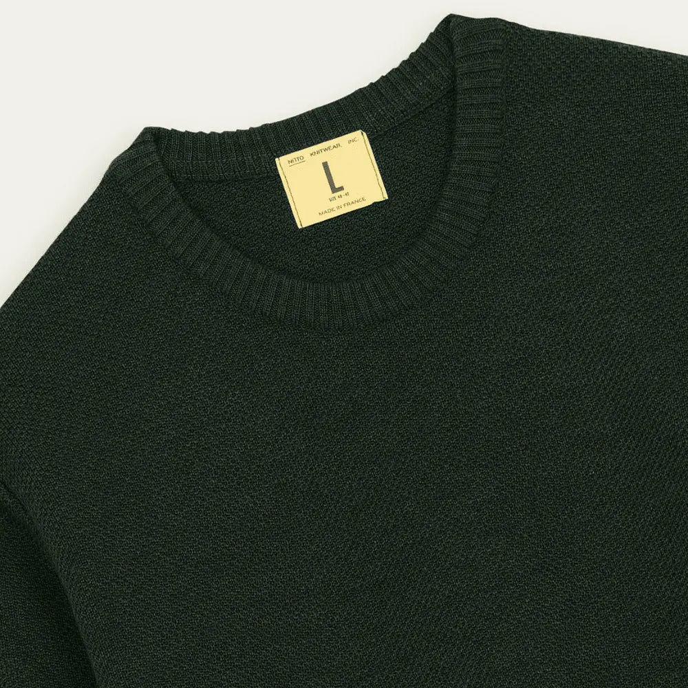 PULL YOURI - VERT FORÊT NITTO KNITWEAR -  Klubb
