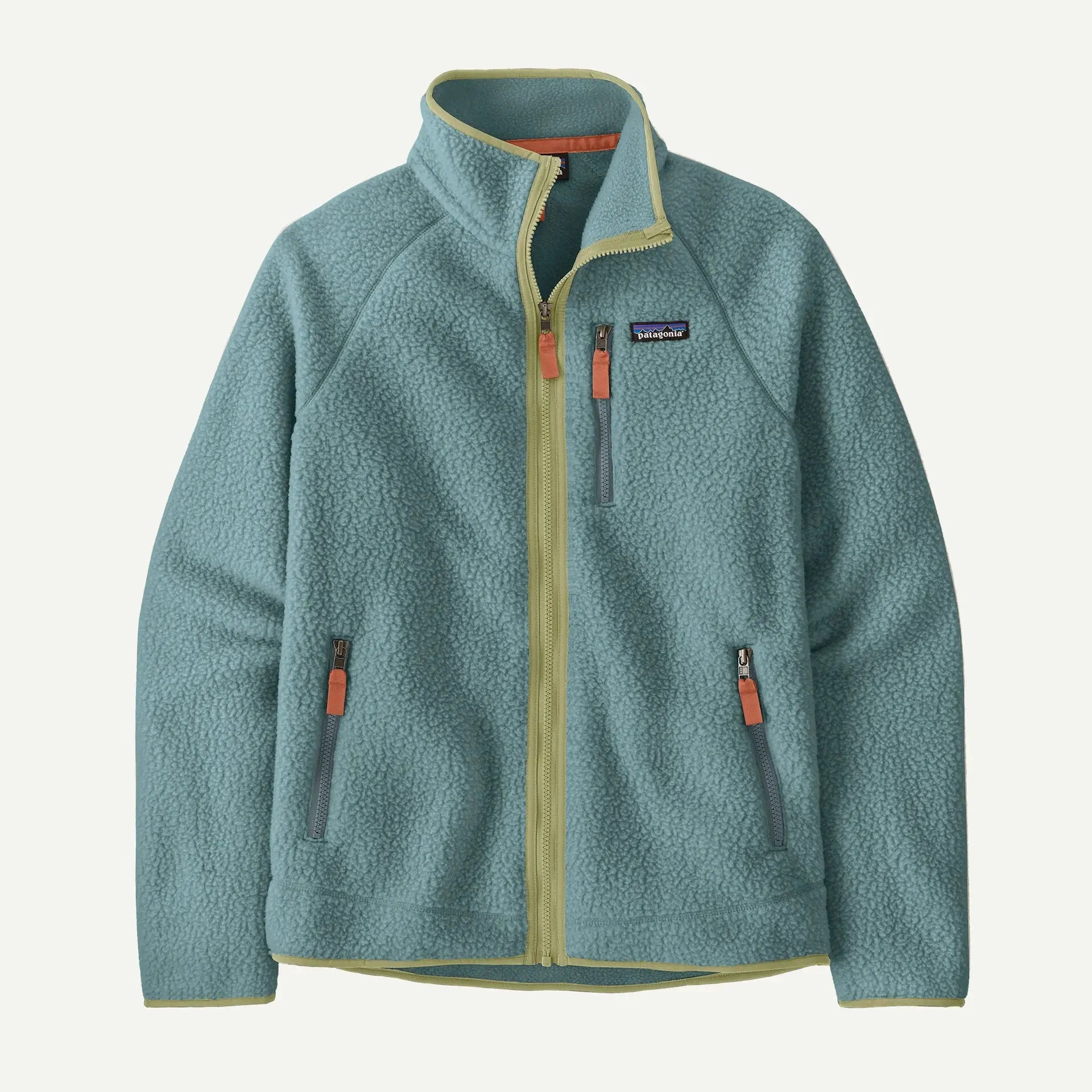 RETRO PILE JACKET - BLUE SAGE
