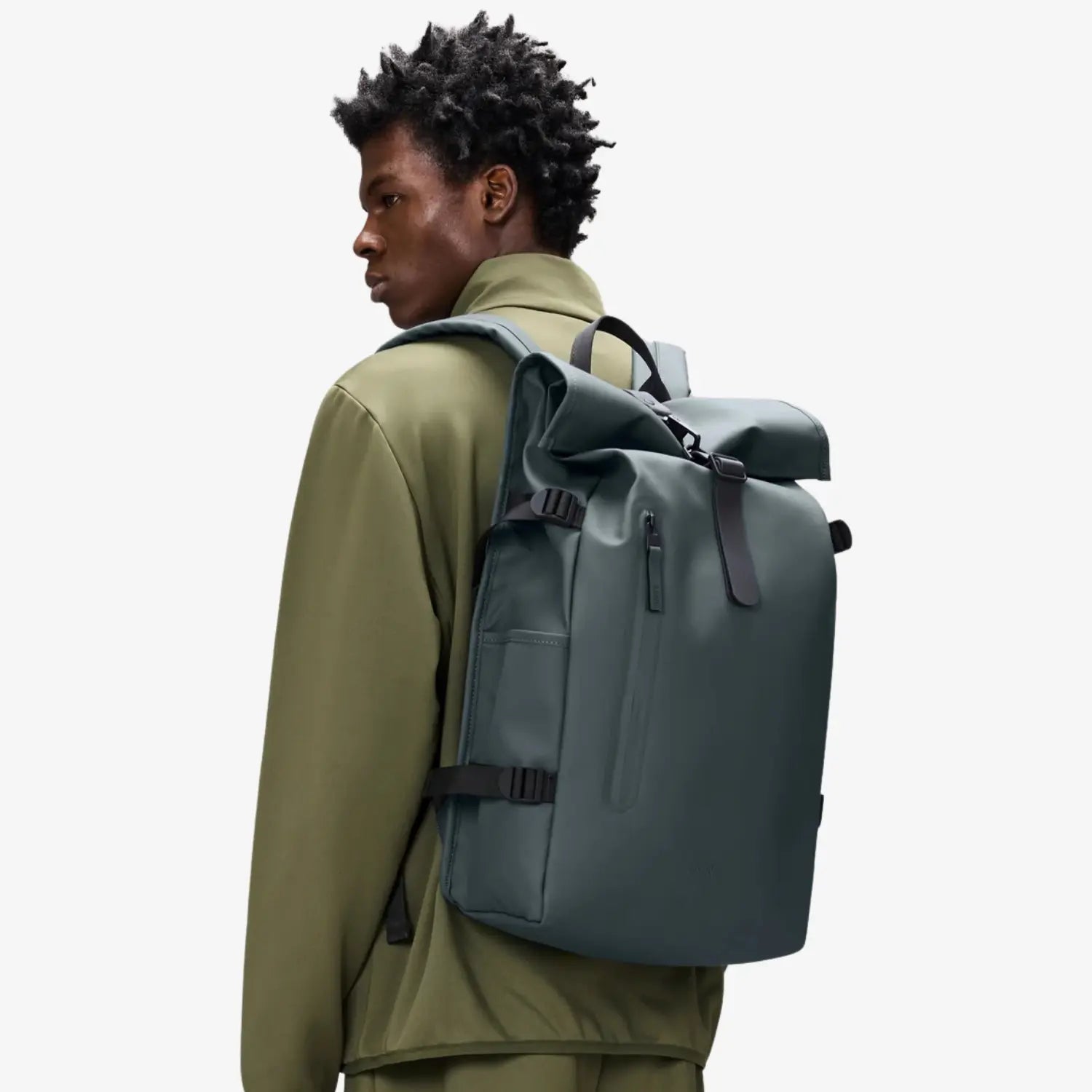 RAINS -  ROLLTOP RUCKSACK LARGE - LAGOON -  Klubb