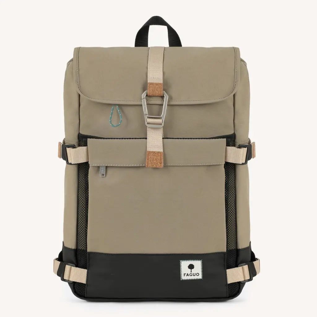 FAGUO -  SAC À DOS COMMUTER BEIGE -  Klubb