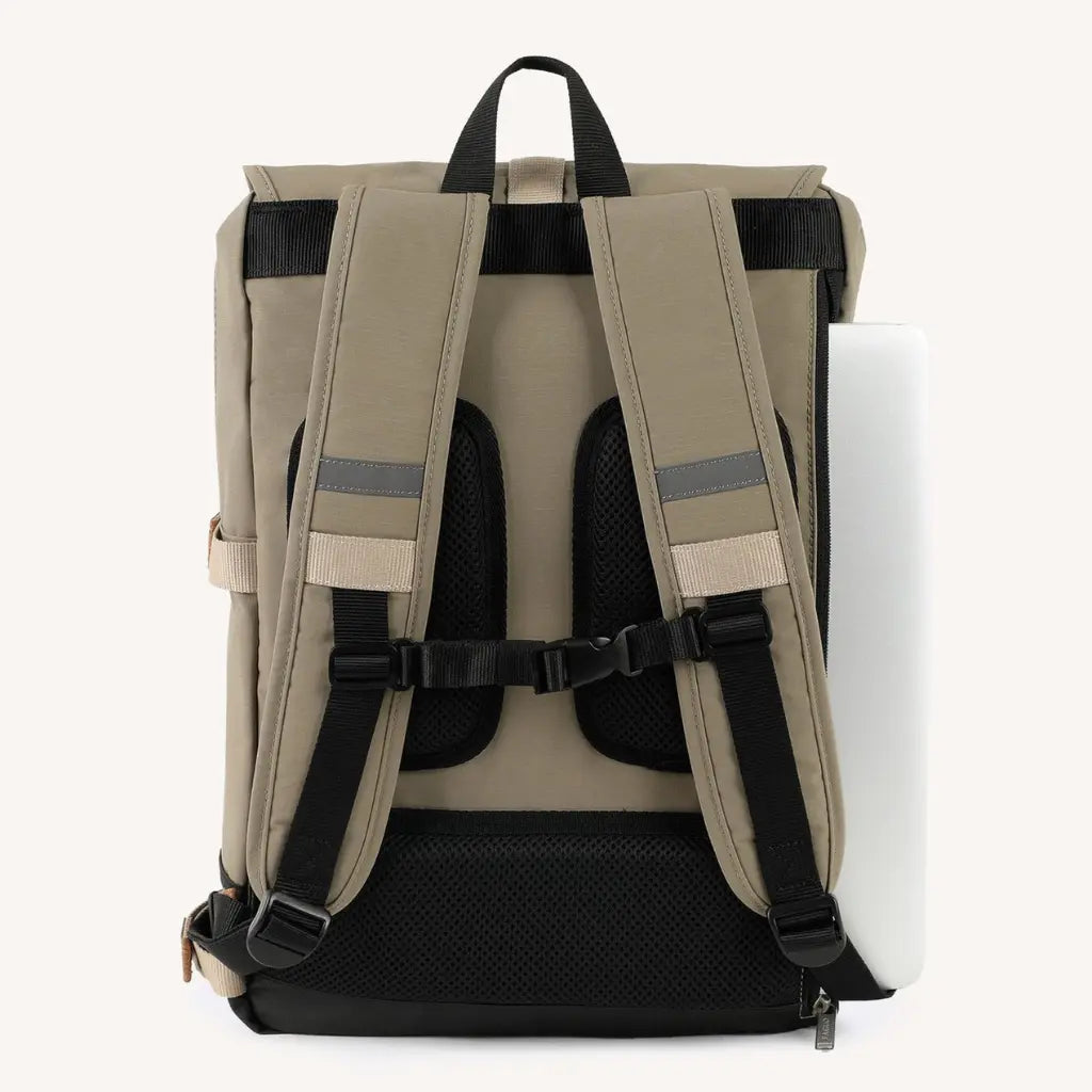 FAGUO -  SAC À DOS COMMUTER BEIGE -  Klubb