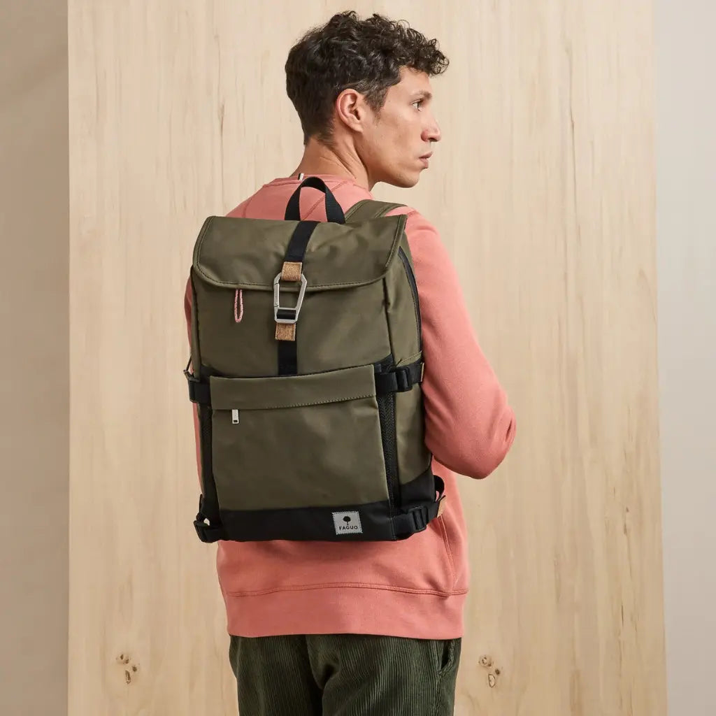 FAGUO -  SAC À DOS COMMUTER VERT -  Klubb