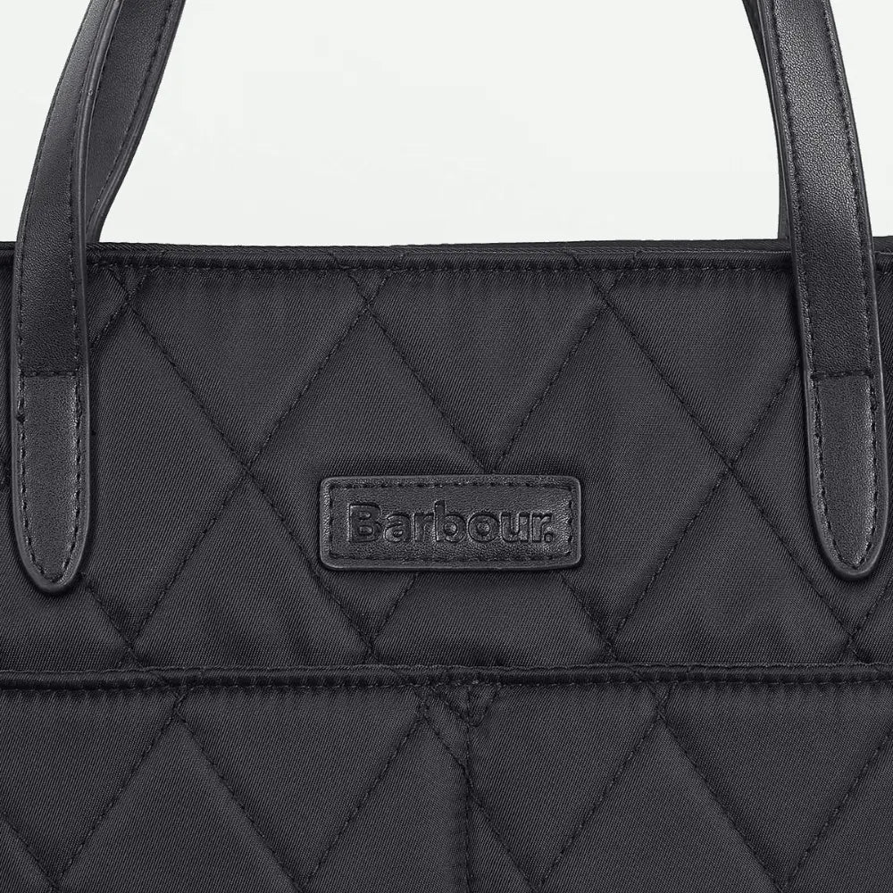 SAC À MAIN FOURRE-TOUT MATELASSÉ NOIR