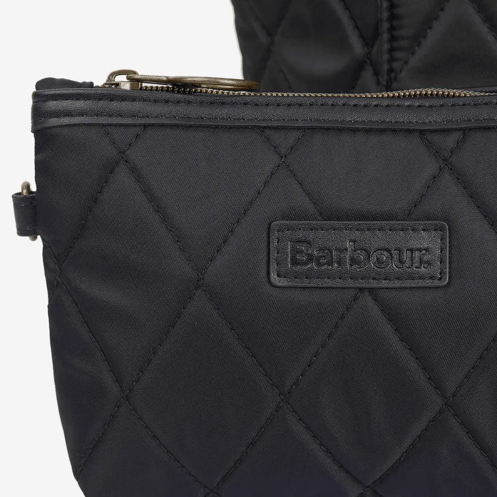 SAC À MAIN FOURRE-TOUT MATELASSÉ NOIR