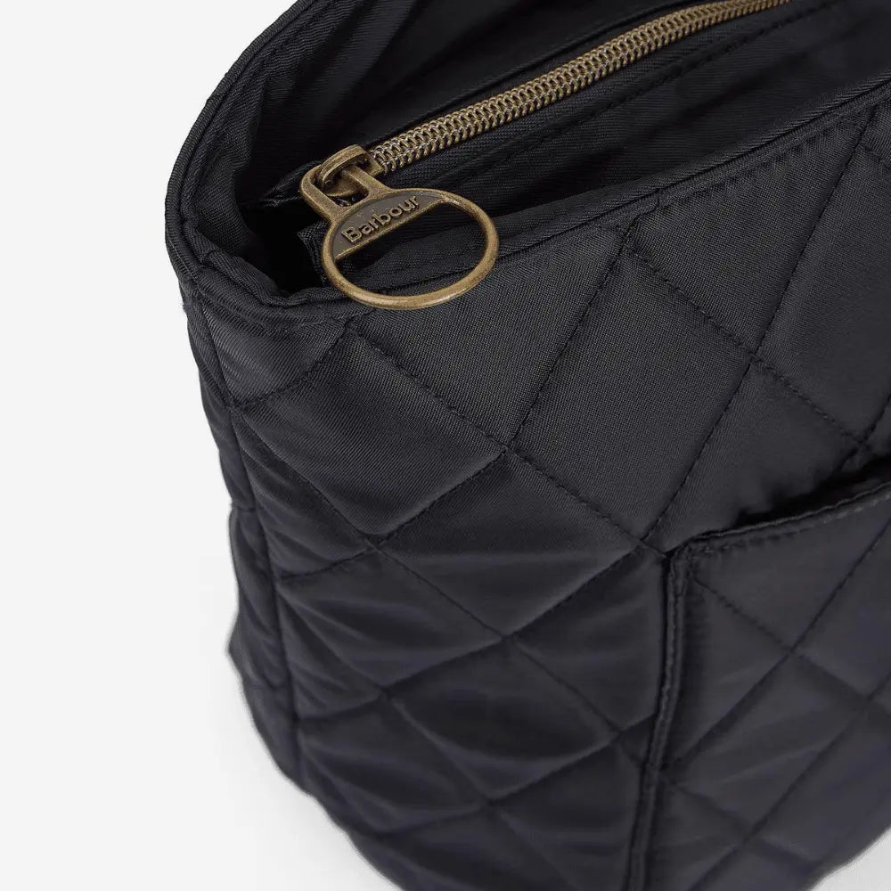 SAC À MAIN FOURRE-TOUT MATELASSÉ NOIR