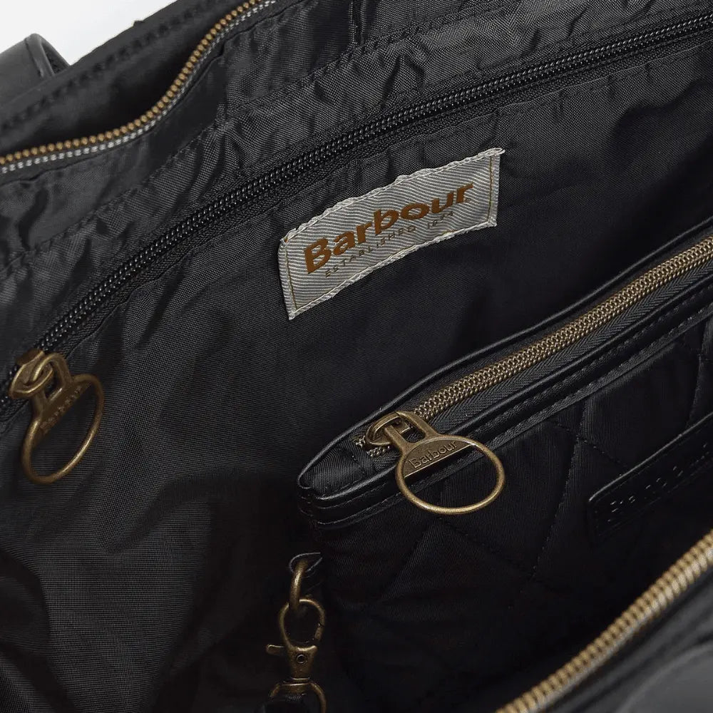 SAC À MAIN FOURRE-TOUT MATELASSÉ NOIR