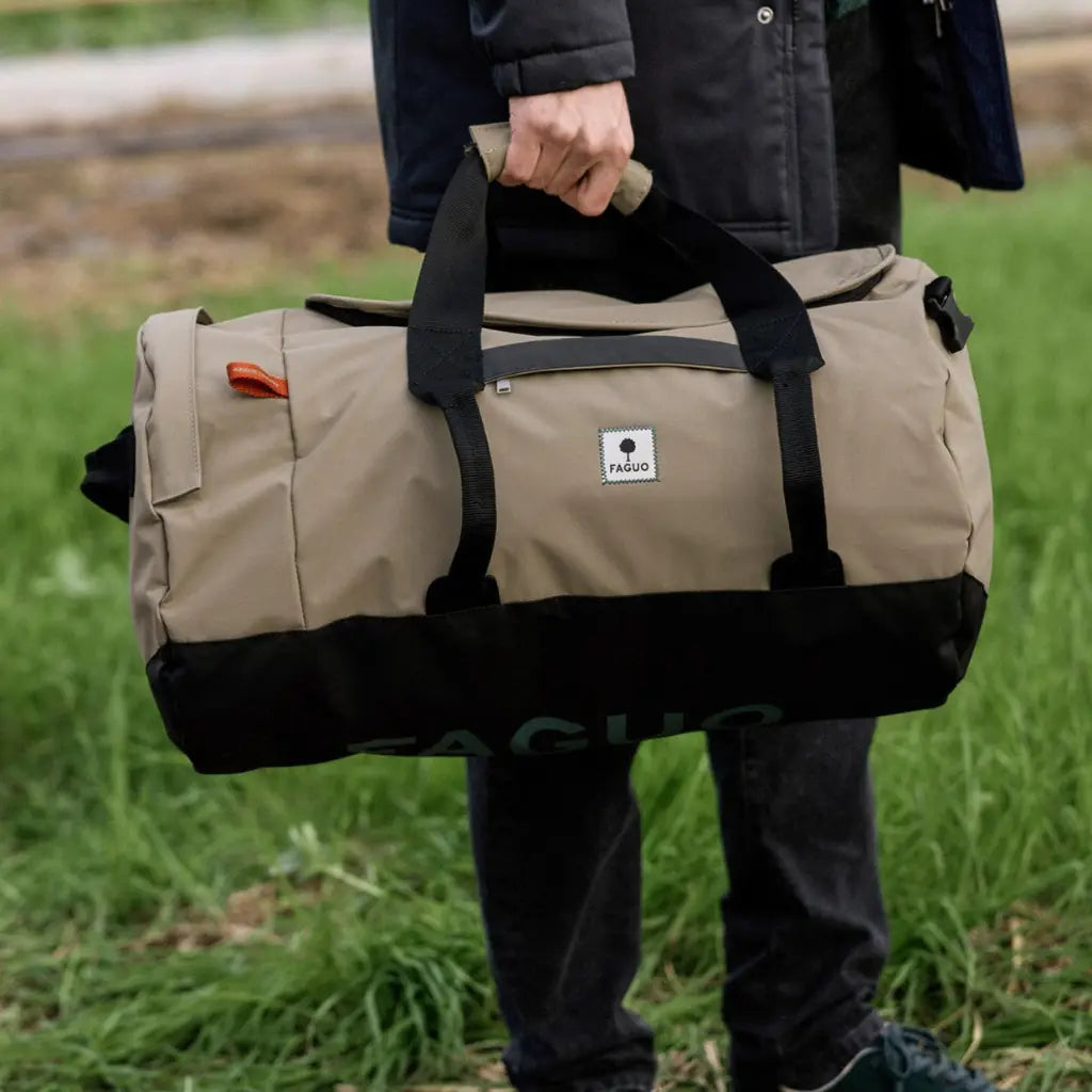 FAGUO -  SAC DE VOYAGE BEIGE -  Klubb