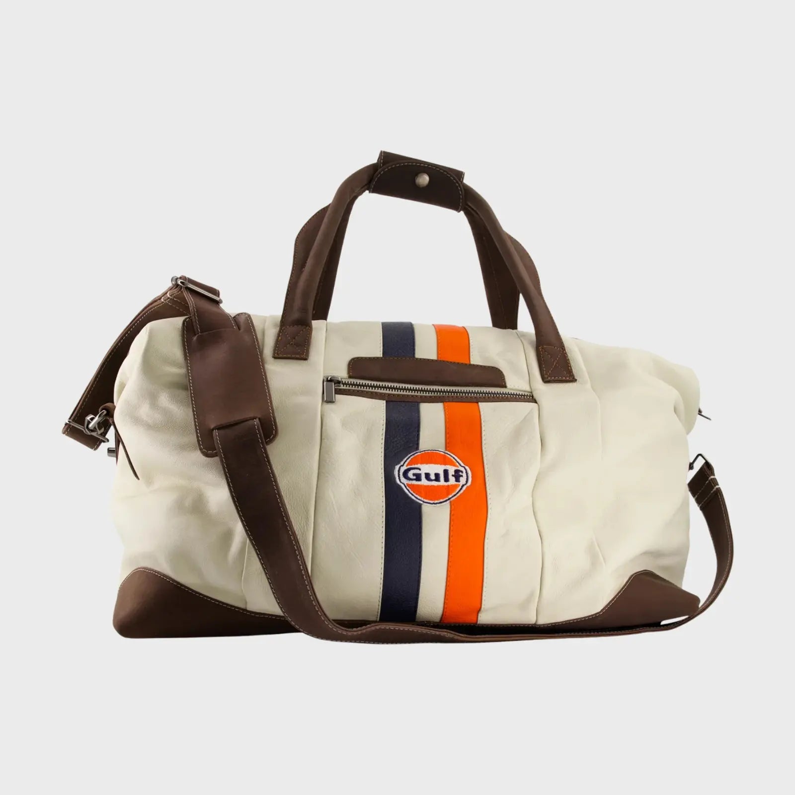 Sac de Voyage Gulf en Cuir - Beige
