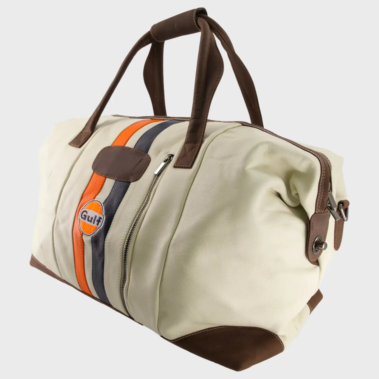 Sac de Voyage Gulf en Cuir - Beige