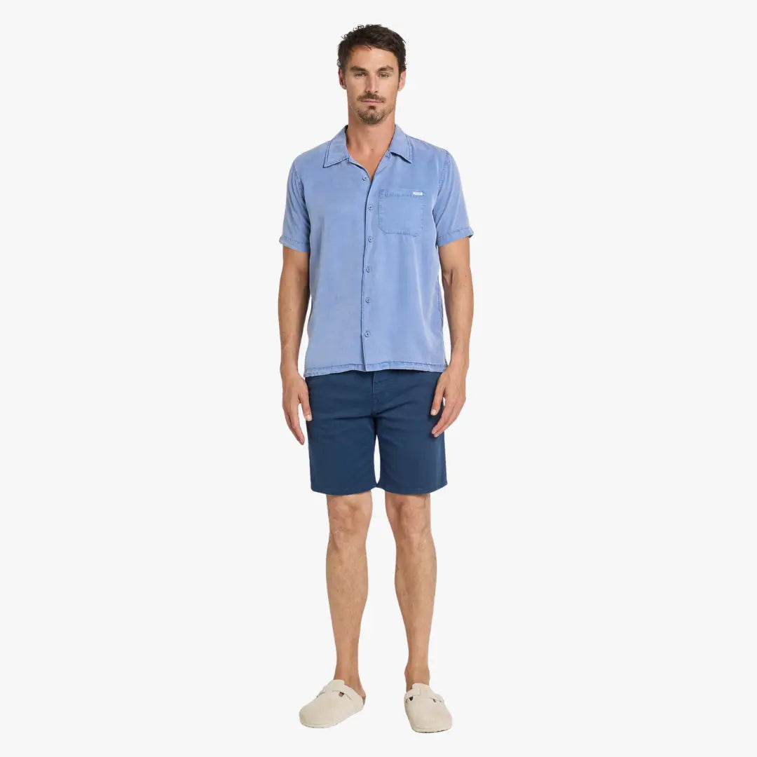 Short Chino Dening Lagon - Pullin - détail 3