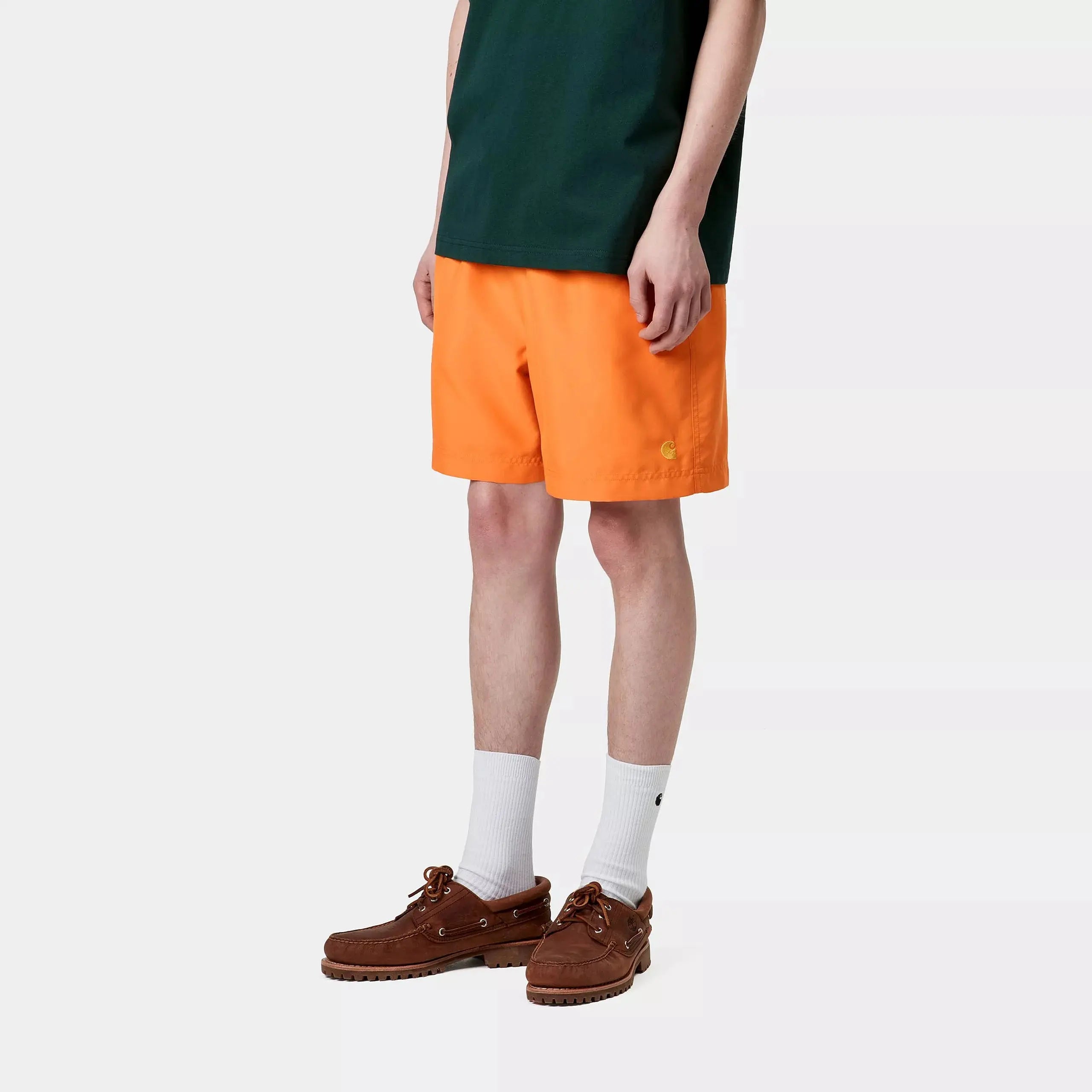 CARHARTT WIP -  SHORT DE BAIN CHASE - PUMPKIN -  Klubb