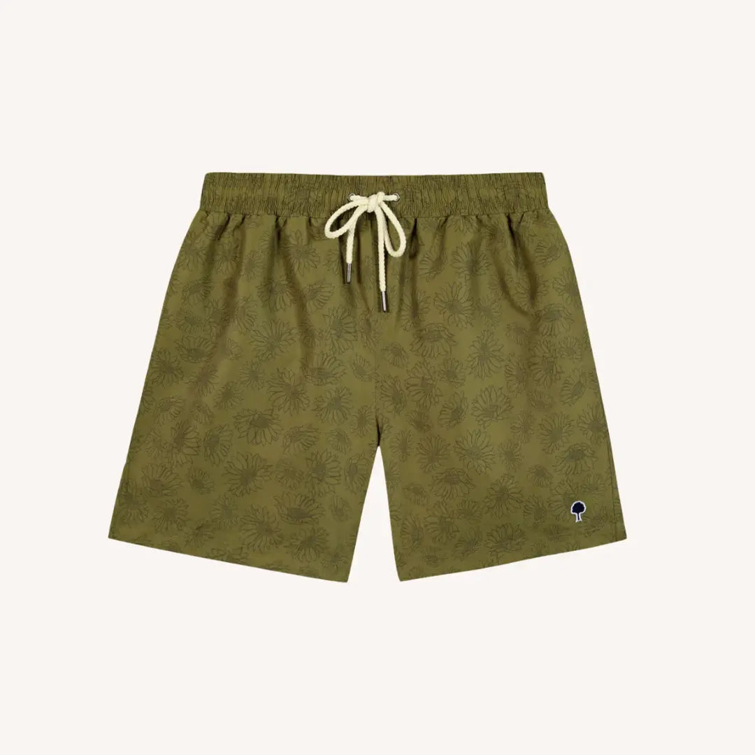 SHORT DE BAIN MIMIZAN - KAKI FONCÉ