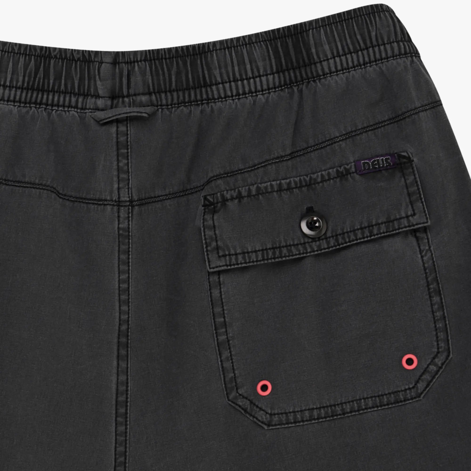 Short de Bain Sandbar Anthracite - Deus Ex Machina - détail 4