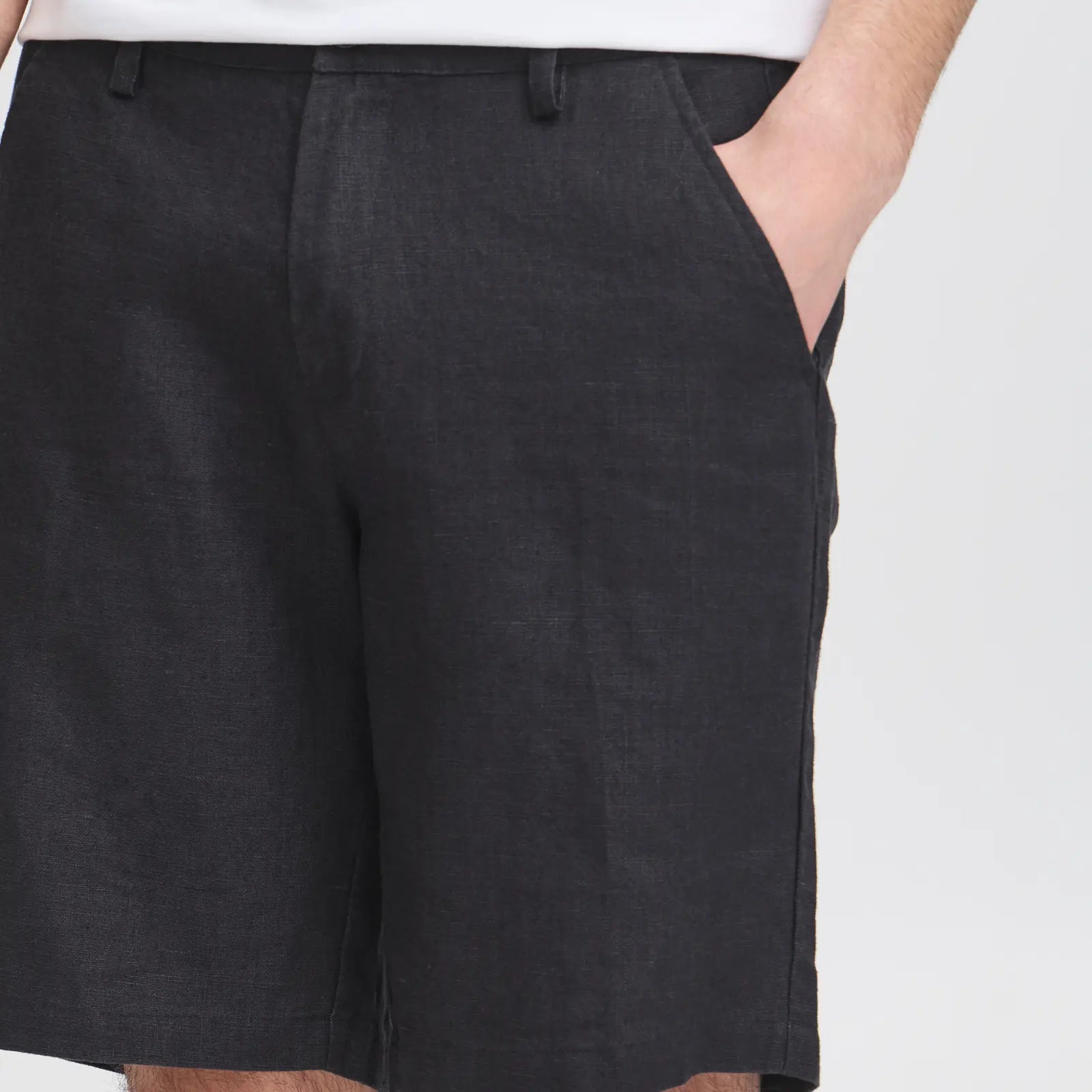 Short en Lin - Navy
