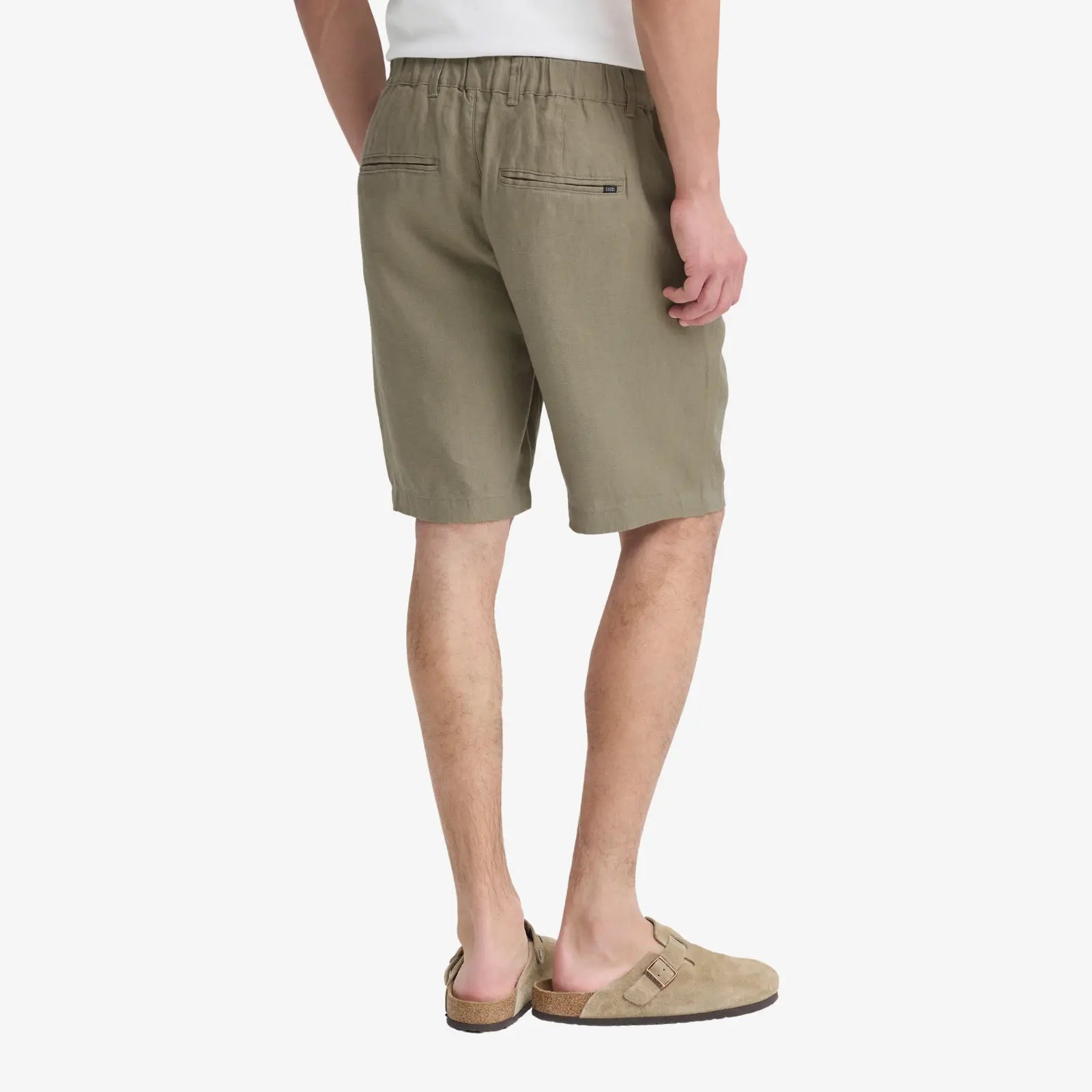 Short en Lin - Vert Sauge