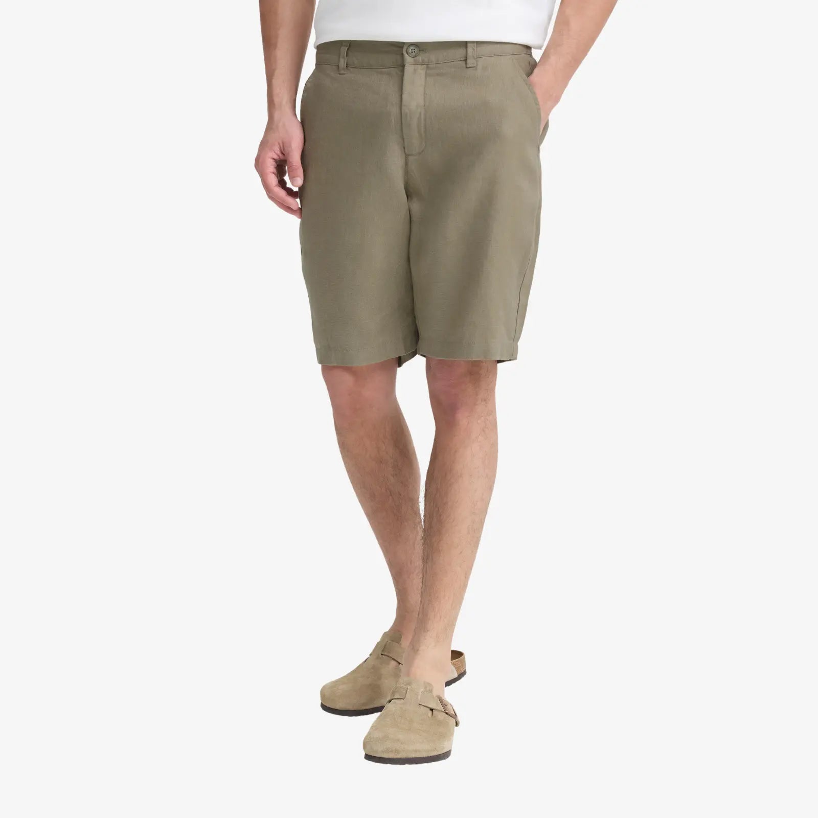 Short en Lin - Vert Sauge