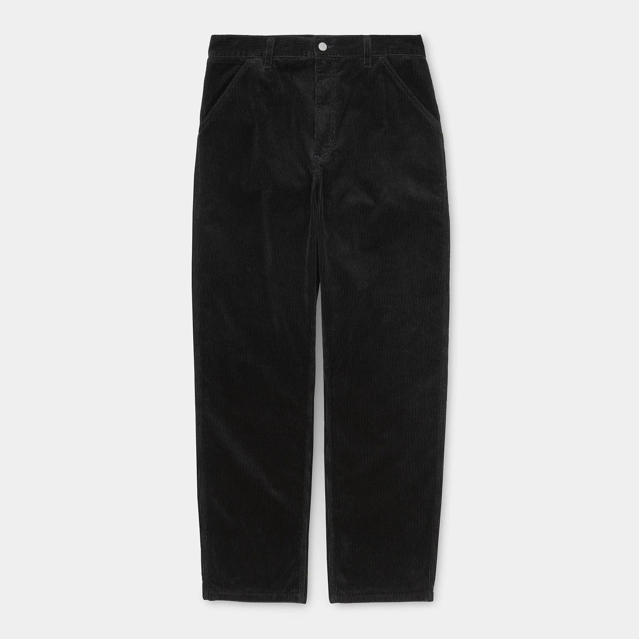 SIMPLE PANT VELOURS - NOIR CARHARTT WIP -  Klubb