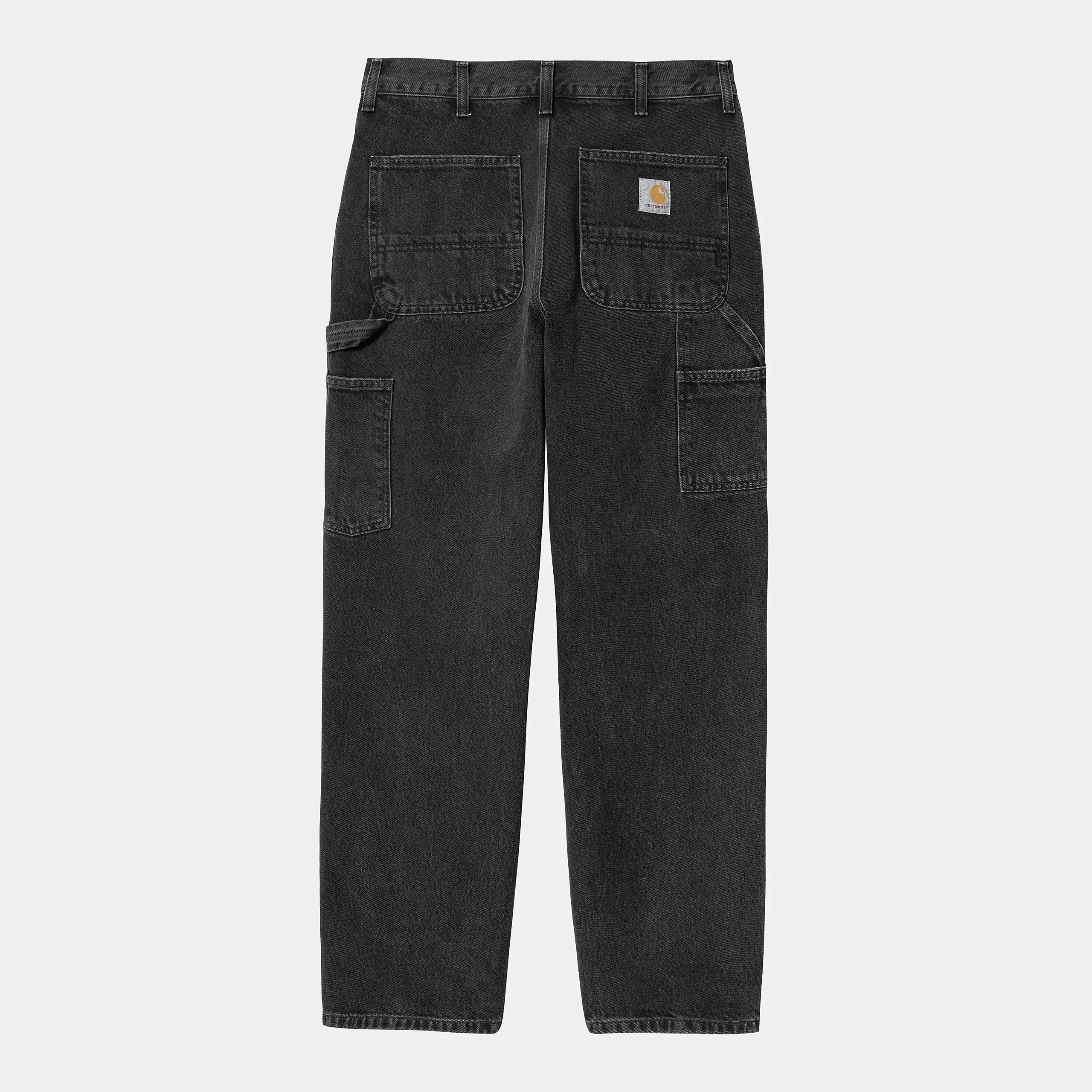 SINGLE KNEE PANT - BLACK STONE WASHED CARHARTT WIP -  Klubb
